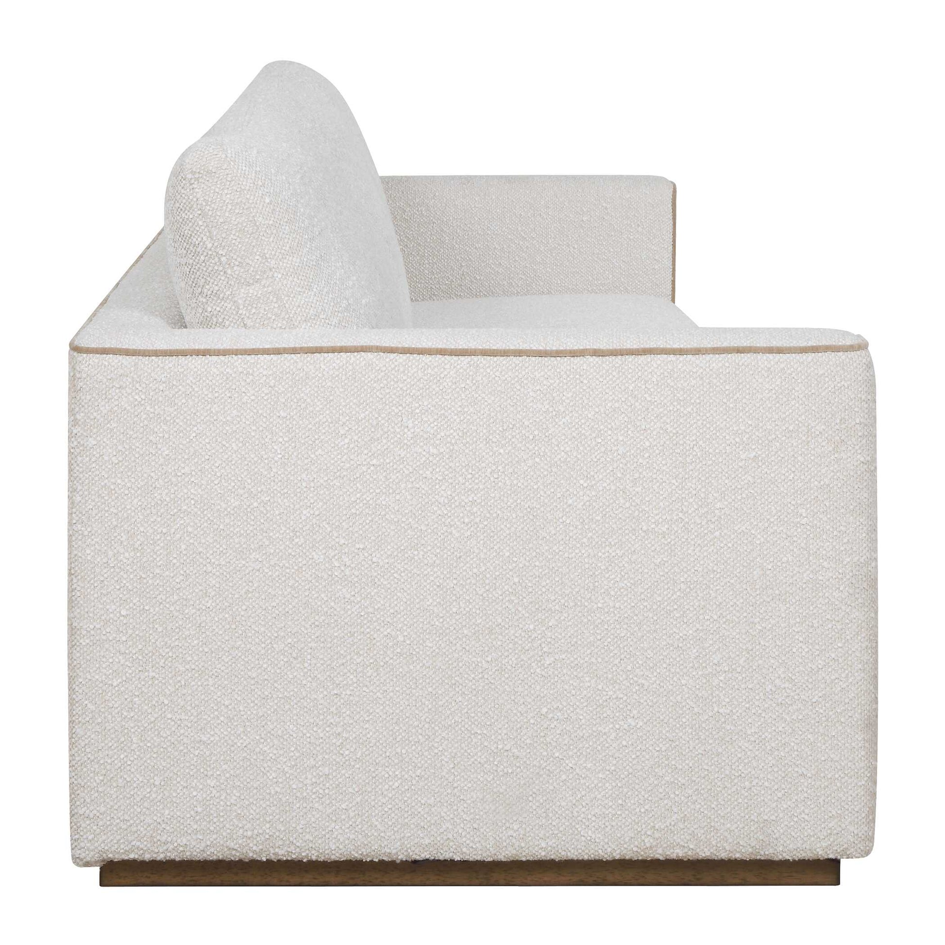 Uttermost Lorien Cream Boucle Sofa