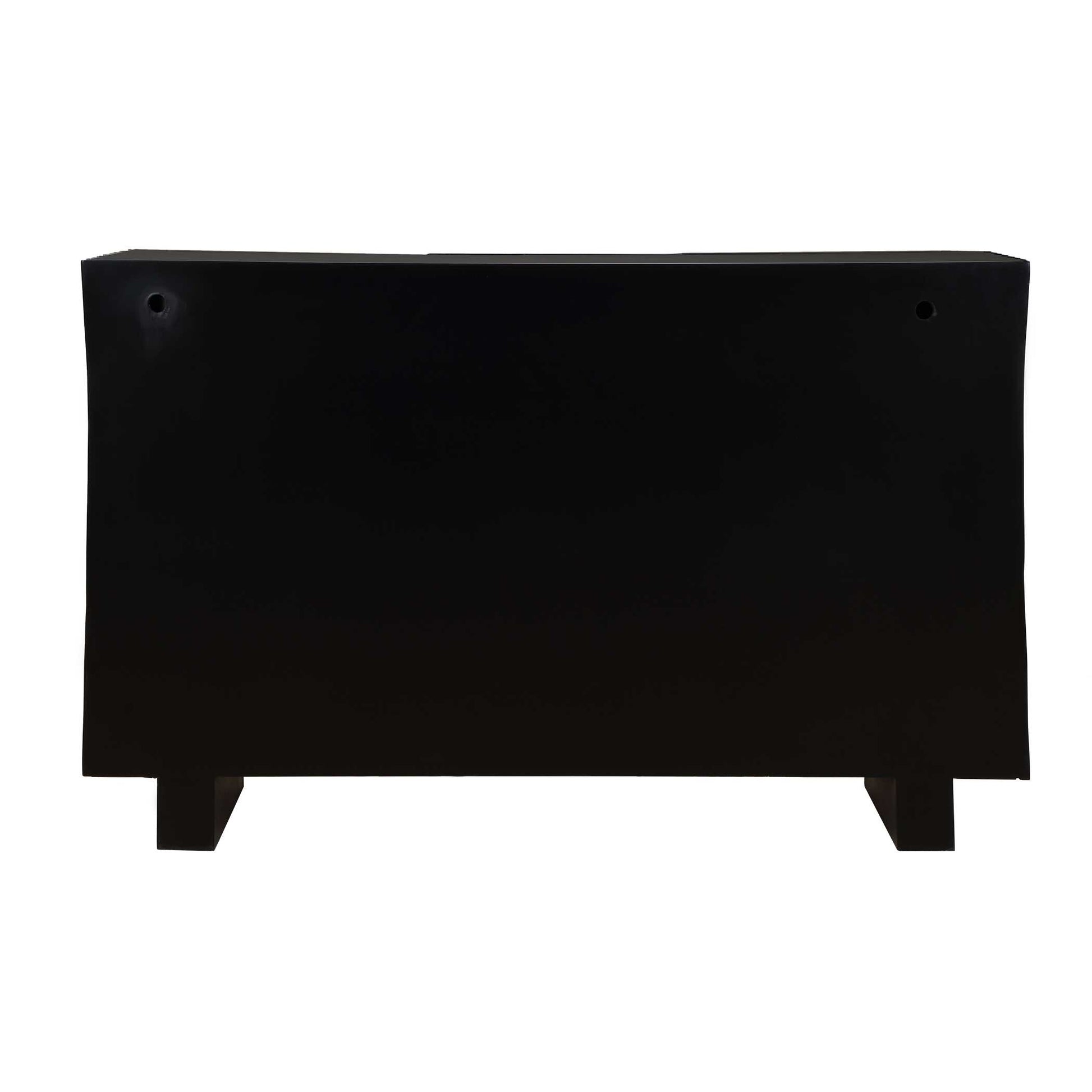 Uttermost Mercado Black 3 Door Cabinet