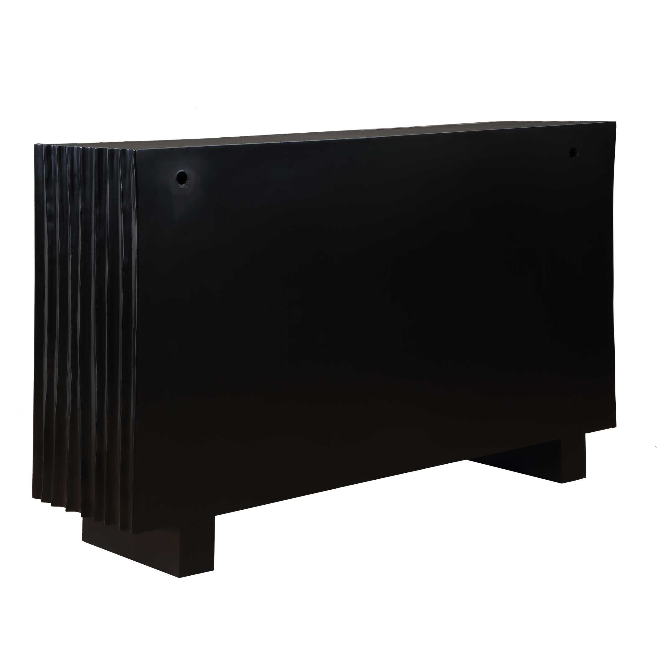 Uttermost Mercado Black 3 Door Cabinet