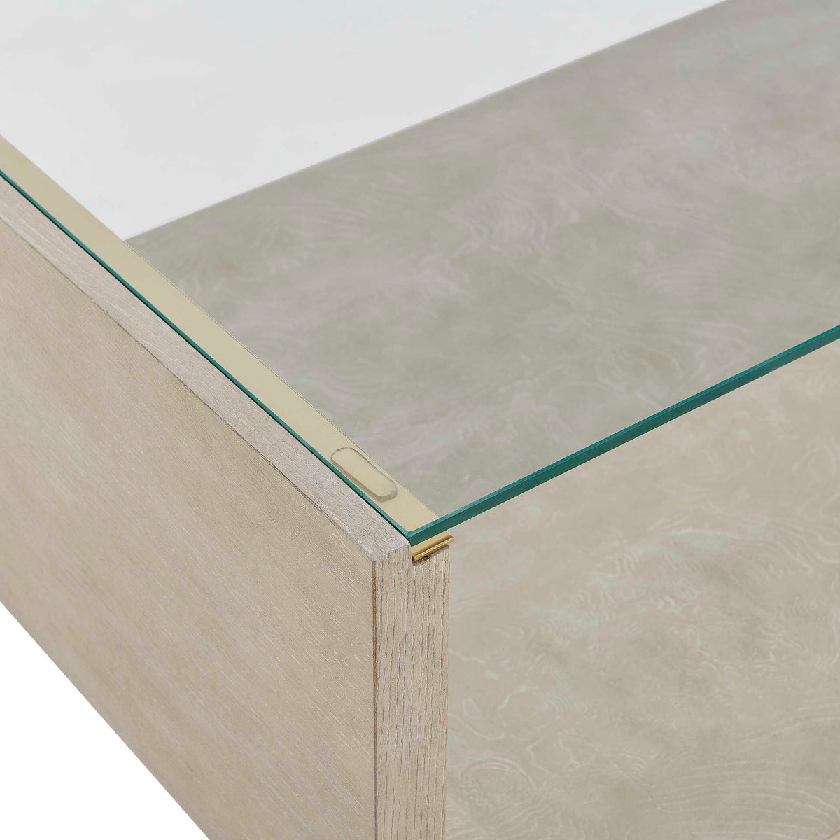 Uttermost Maeva Modern Glass Coffee Table