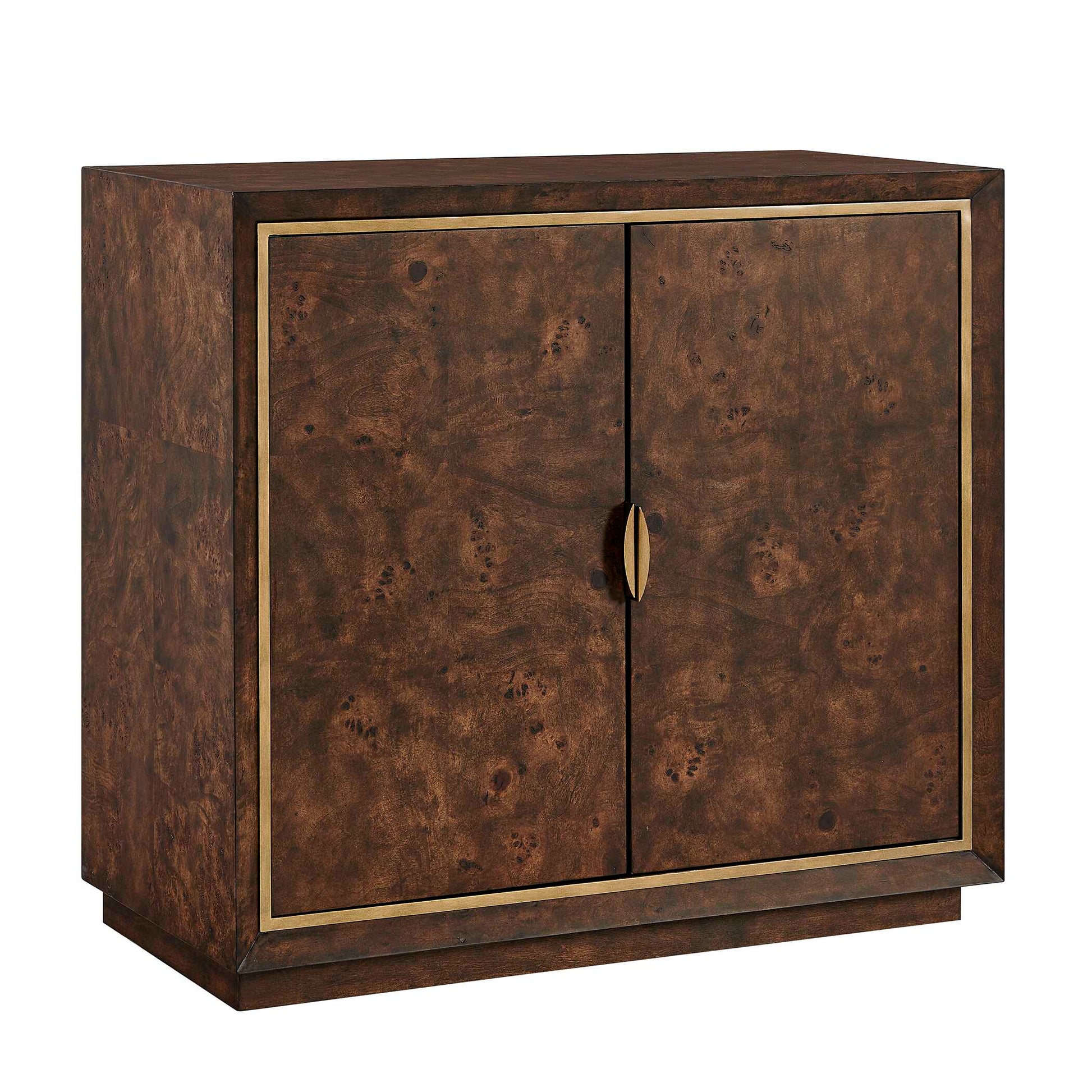 Uttermost Flores Burl Wood 2 Door Cabinet