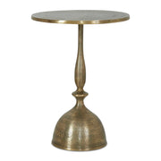 Lyndhurst Round Brass Pedestal Table