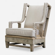 Uttermost Schafer Linen Armchair