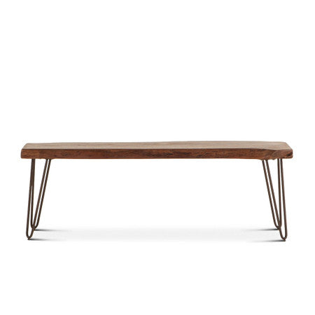 Vail 54" Bench in Walnut