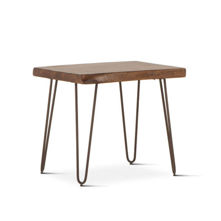 Vail 26" Side Table in Walnut