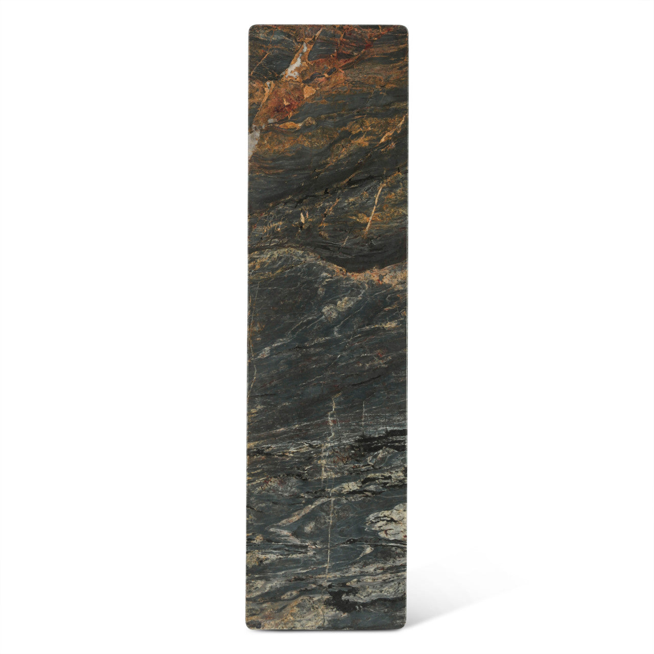 Vista 60" Console Table with Lava Marble and Dark Oak Base