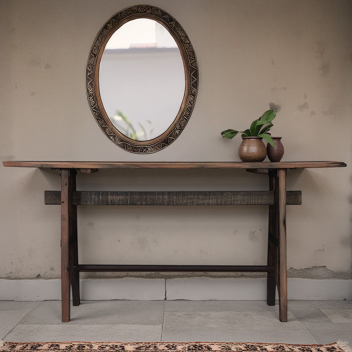 Whitley 62" Console Table in Reclaimed Teak - image 3