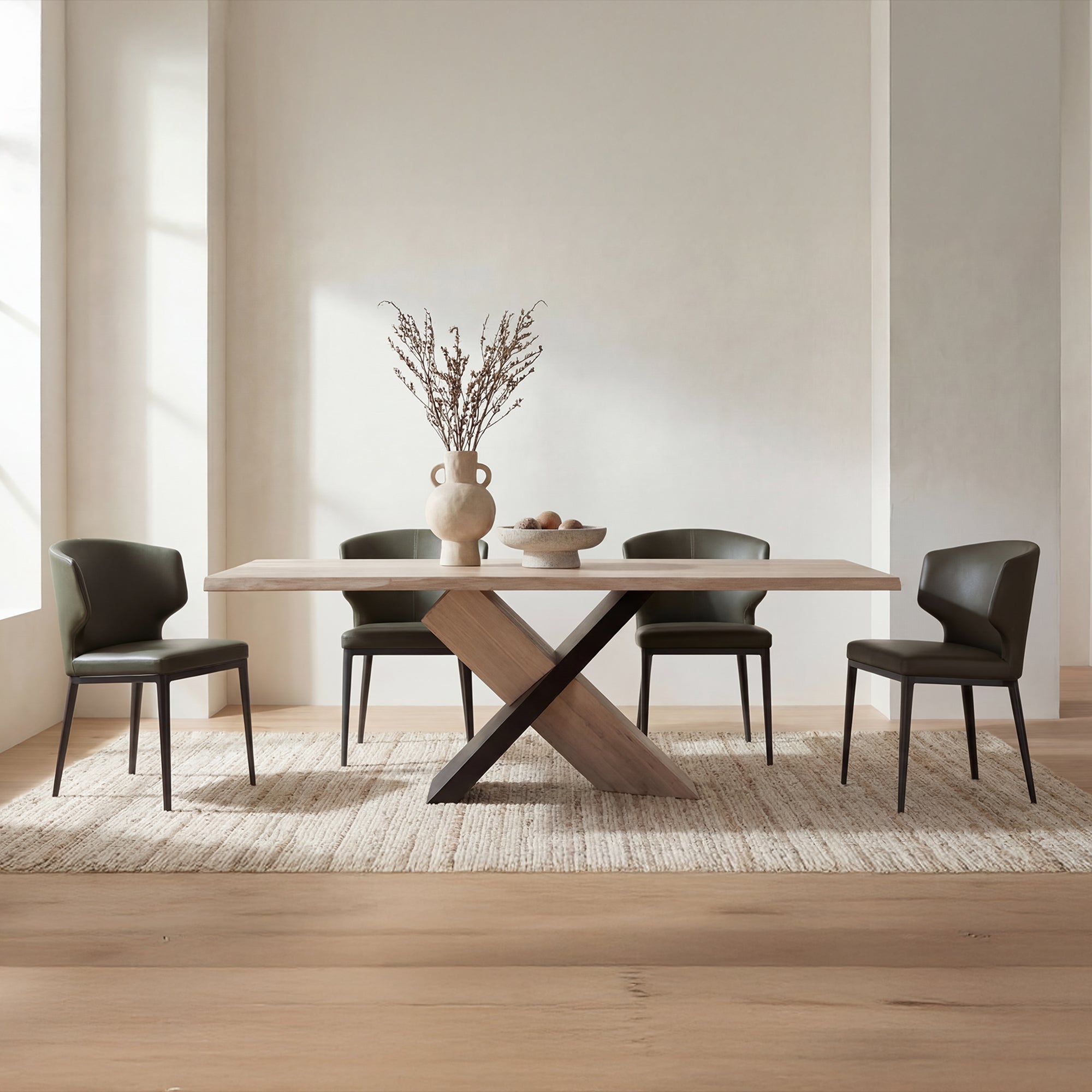 Instinct Dining Table Natural by Moe's Home Collection - view 2