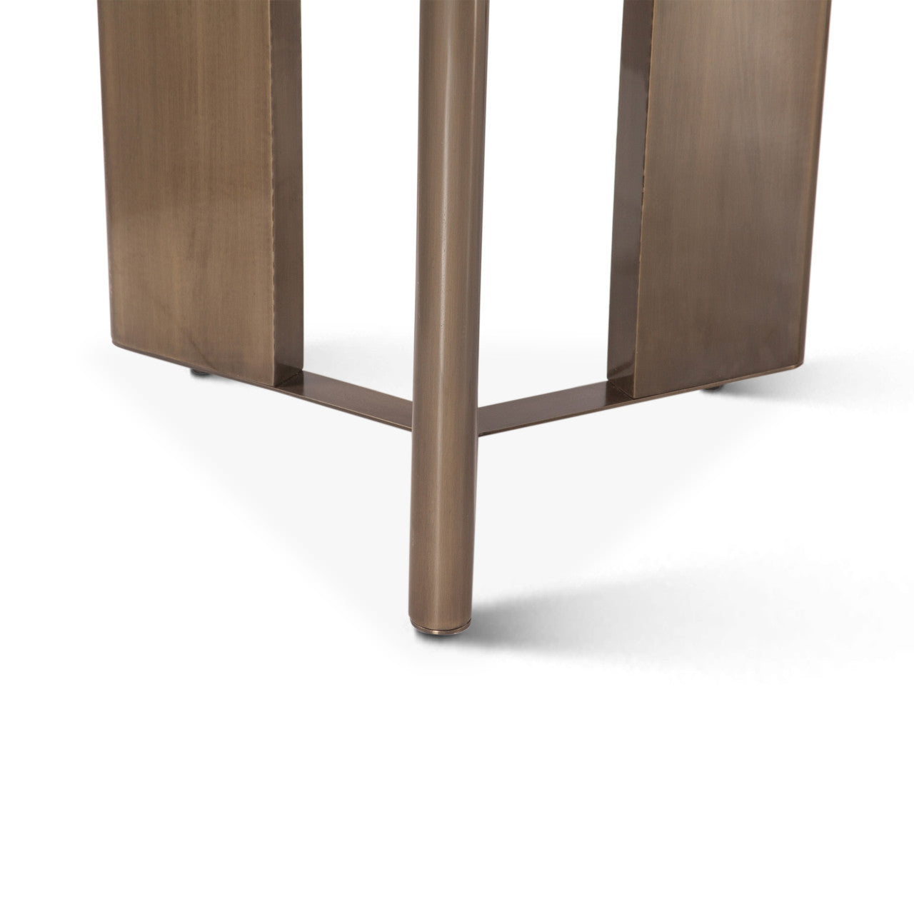 Zurich 92" Acacia Wood Dining Table with Iron Legs Whitewash