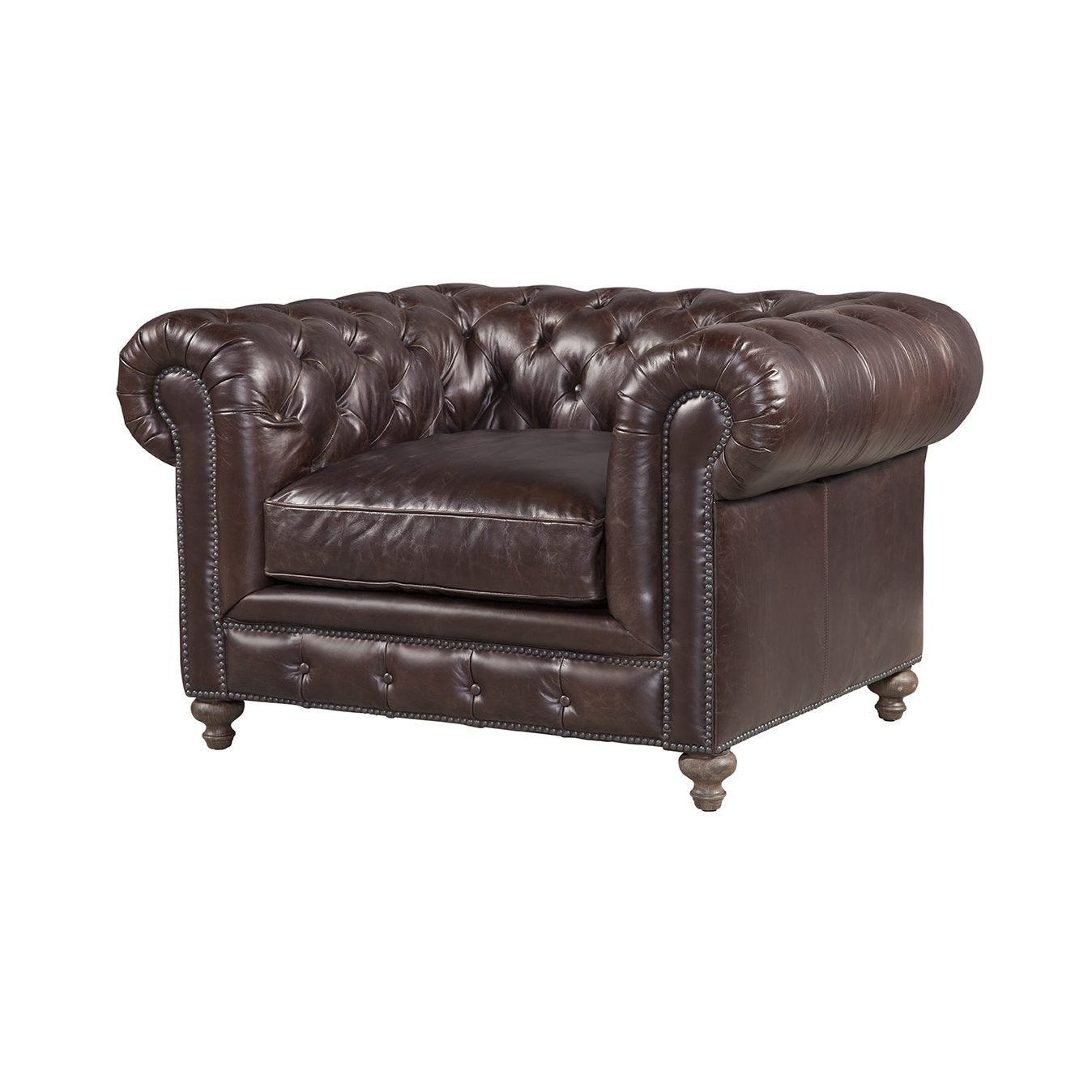 Finn Chair in Valencia Dark Brown