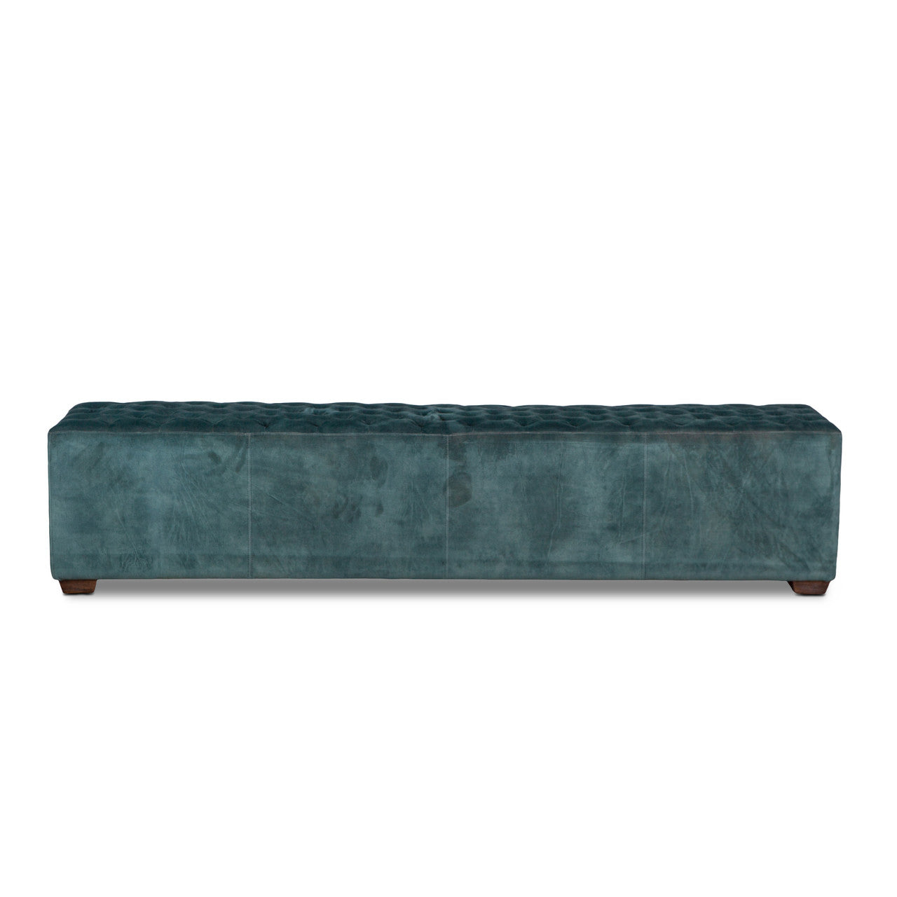 D'Orsay 79" Upholstered Bench in Green Velvet