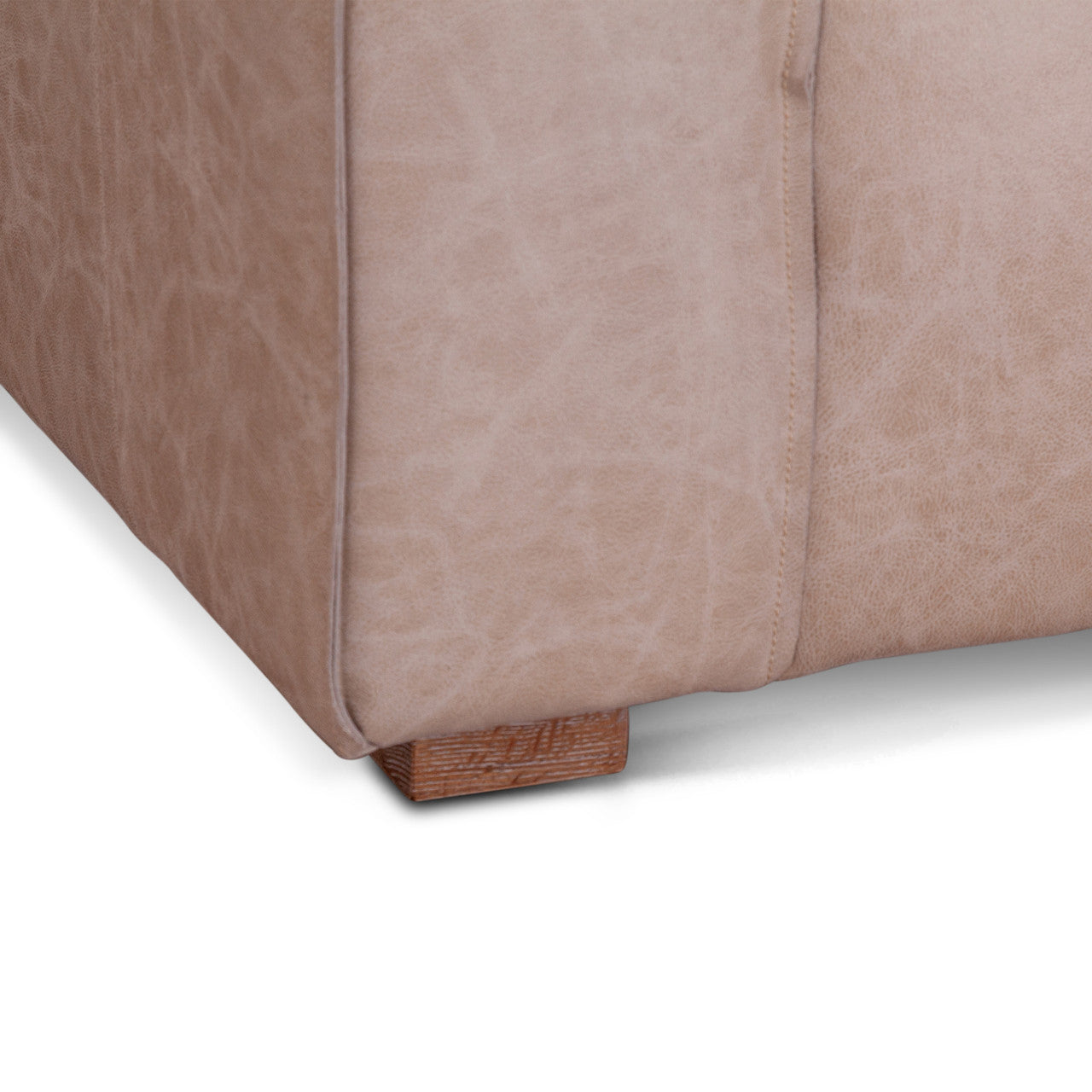 Milano 106" Sofa in Vintage Cream Top Grain Leather