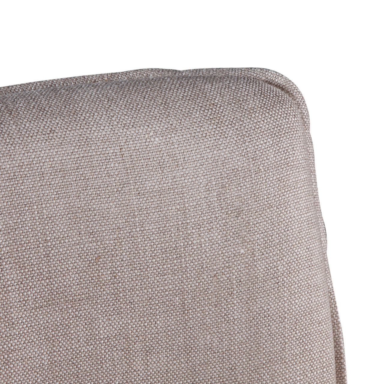 Buddy 20" Counter Chair in Beige Linen with Dark Legs