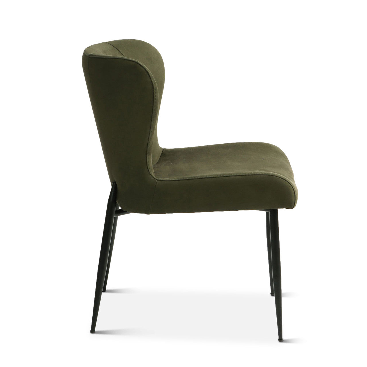 Jennifer 20" Dining Chair in Green Eco Suede