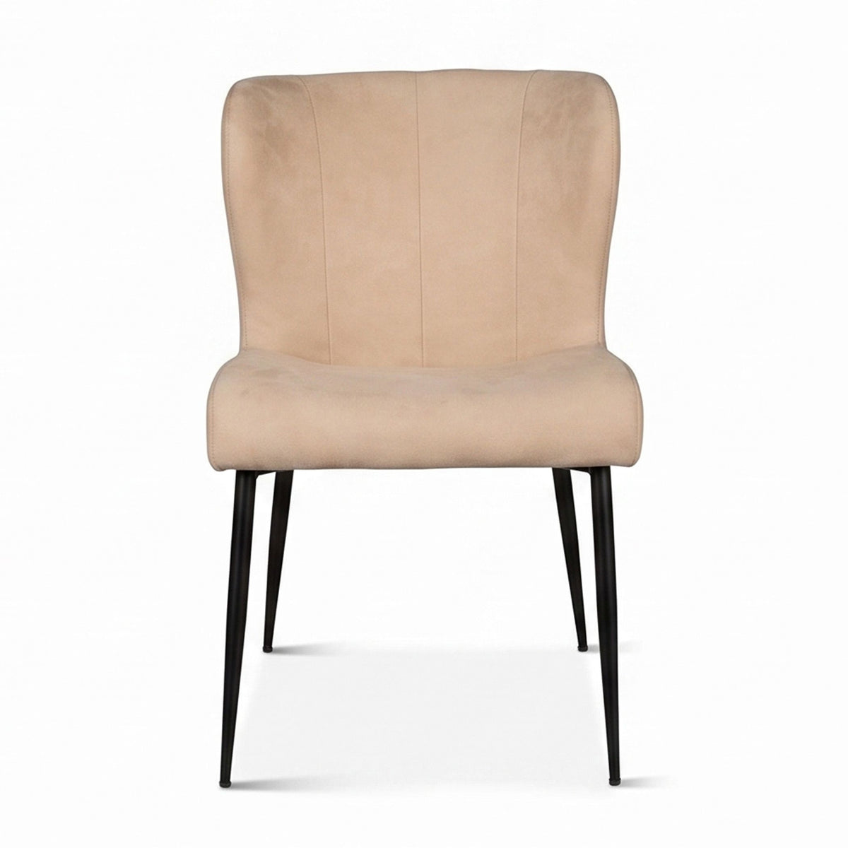 Jennifer 20" Dining Chair in Beige Eco Suede - image 2