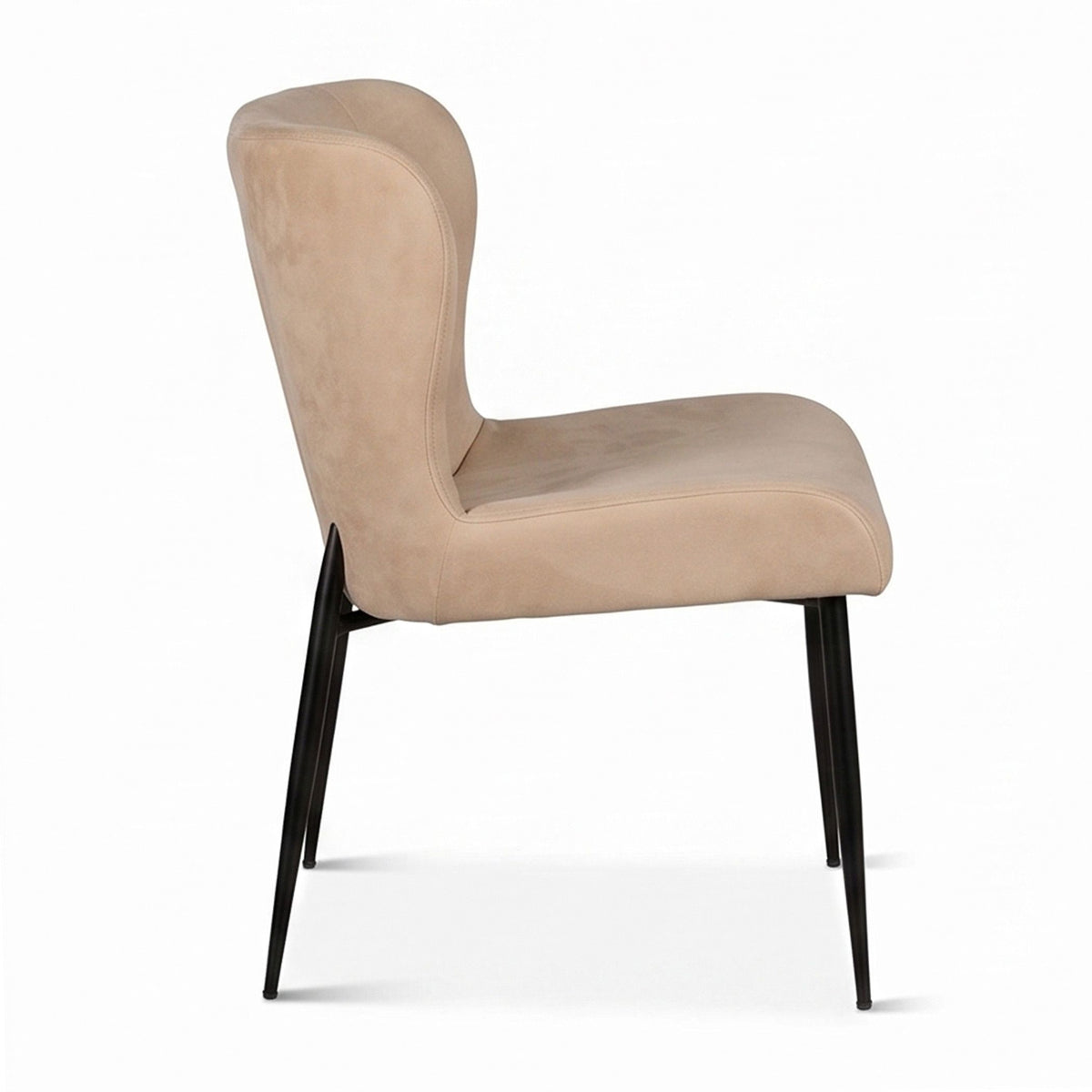 Jennifer 20" Dining Chair in Beige Eco Suede - image 4