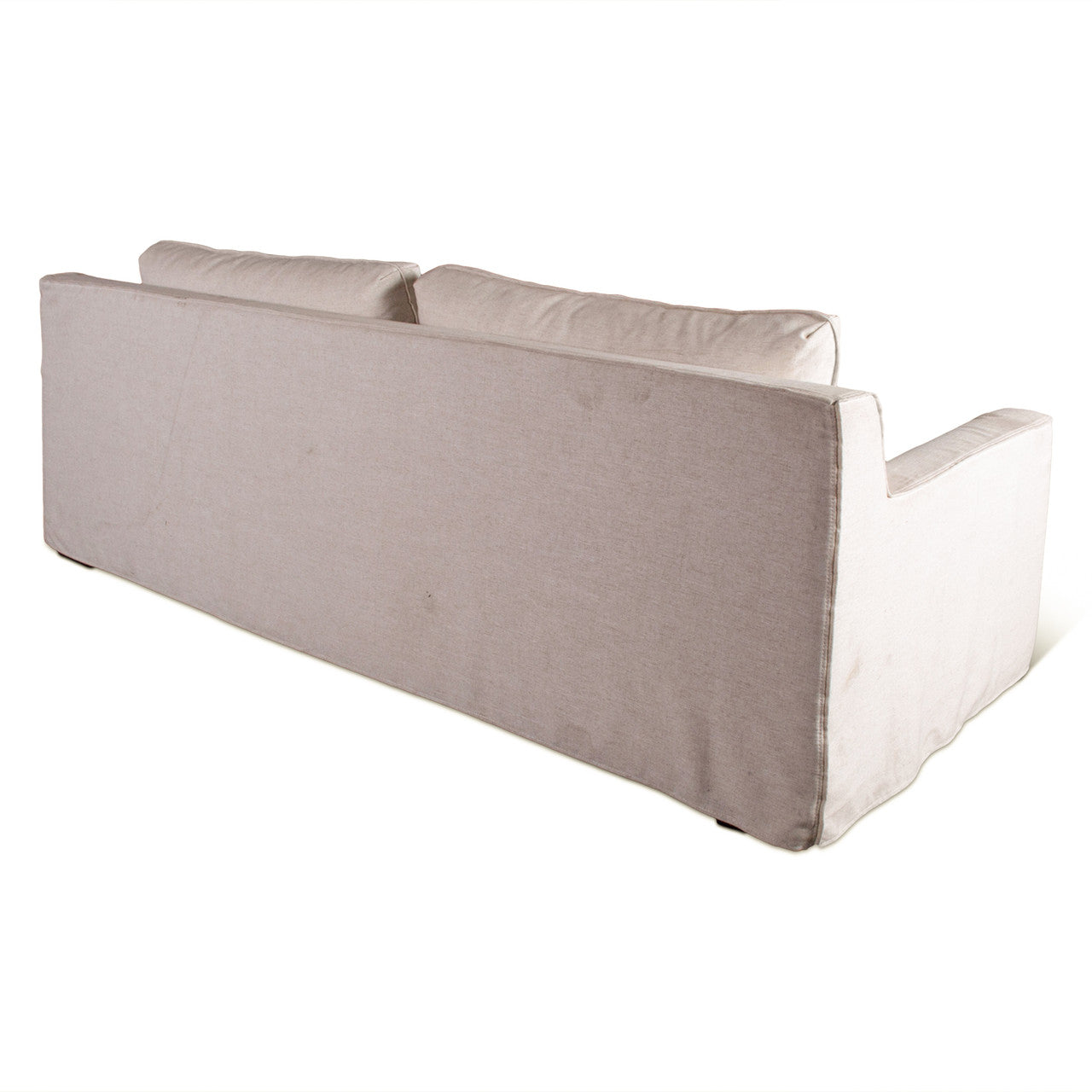 Palladium Sofa in White Linen Slipcover