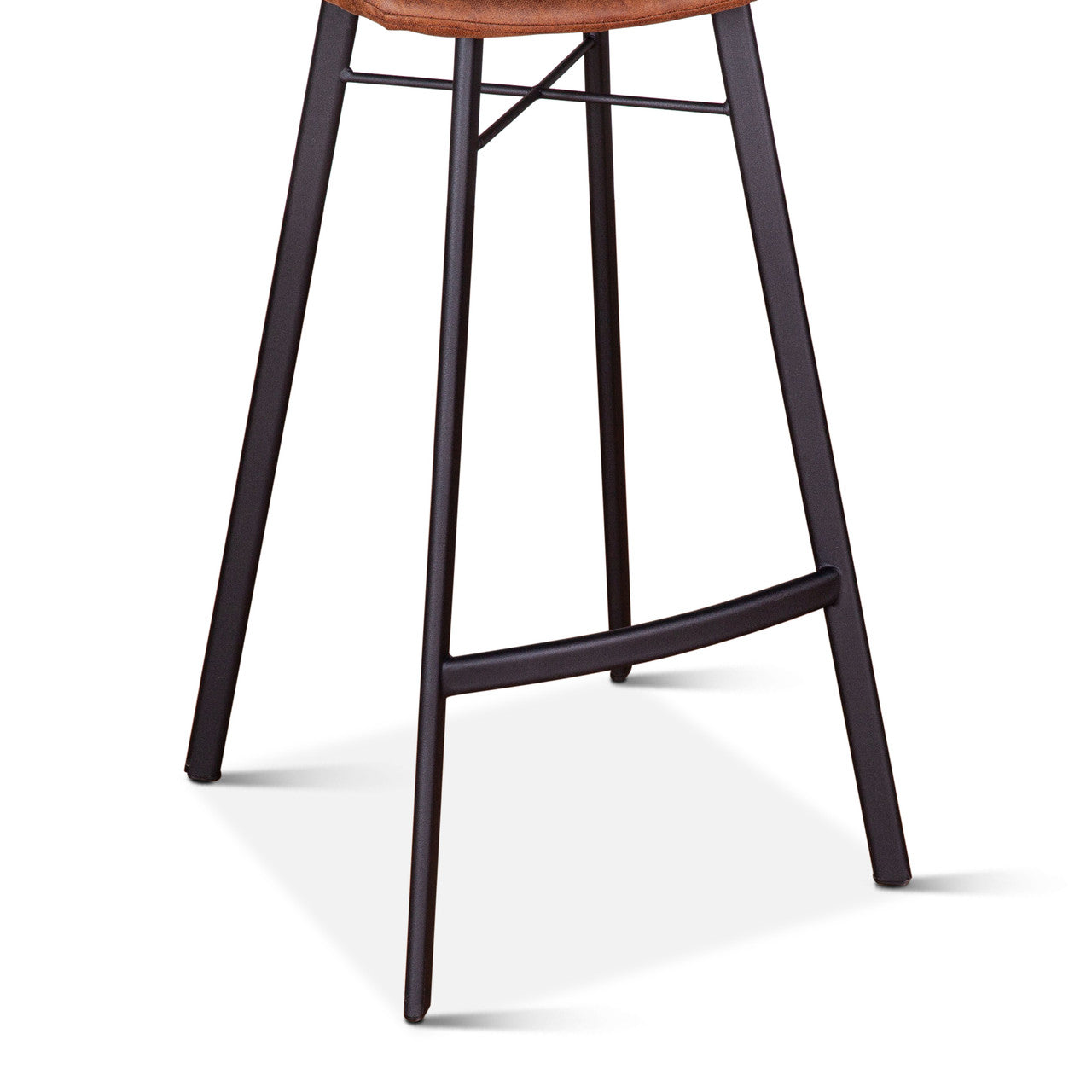 Sam 18" Bar Chair in Trapper Brown Microfiber