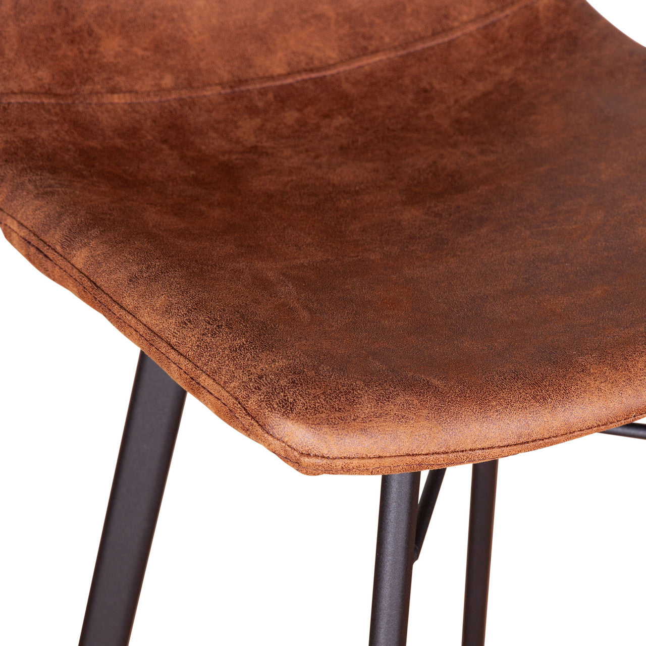 Sam 18" Bar Chair in Trapper Brown Microfiber