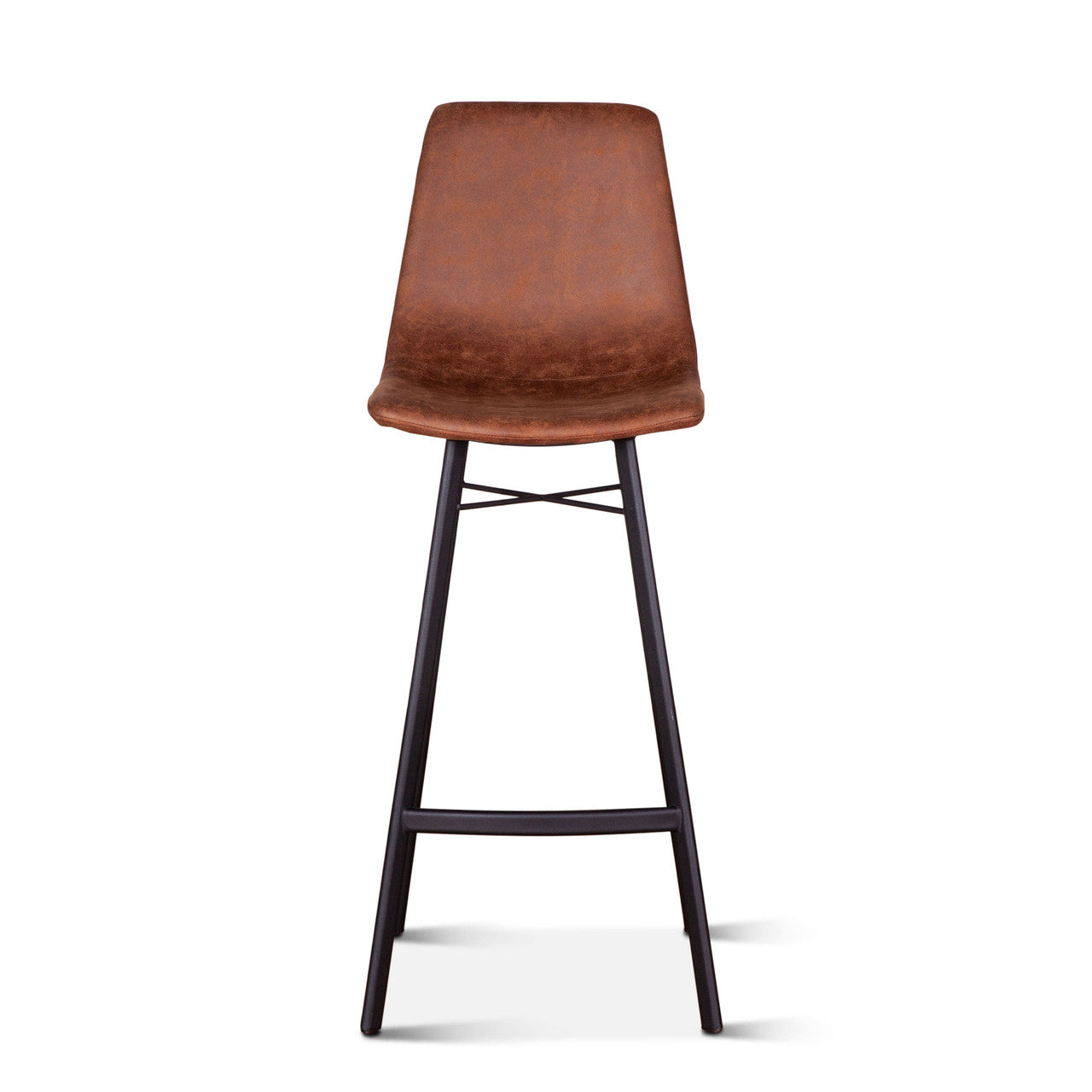 Sam 18" Bar Chair in Trapper Brown Microfiber