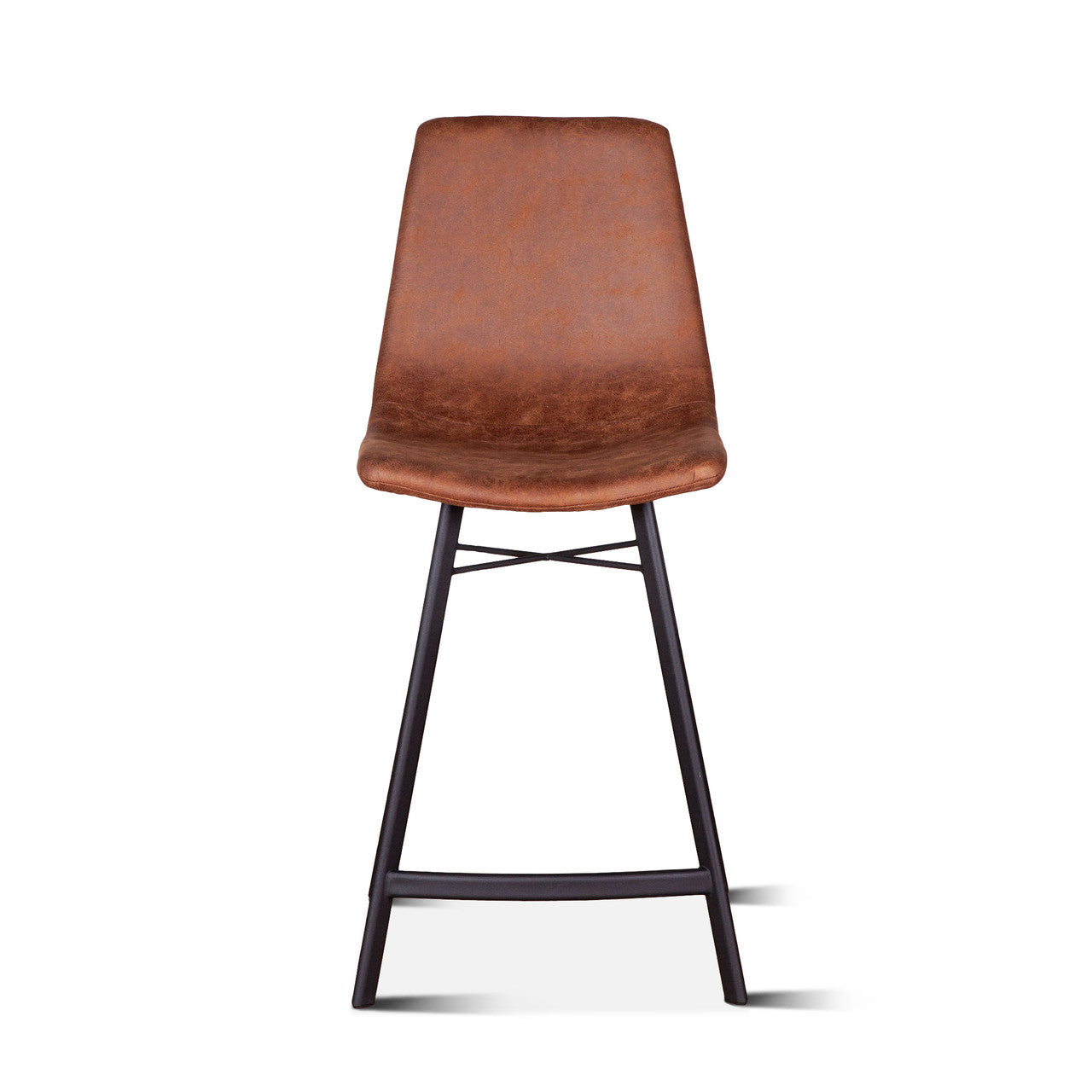 Sam 18" Counter Chair in Trapper Brown Microfiber