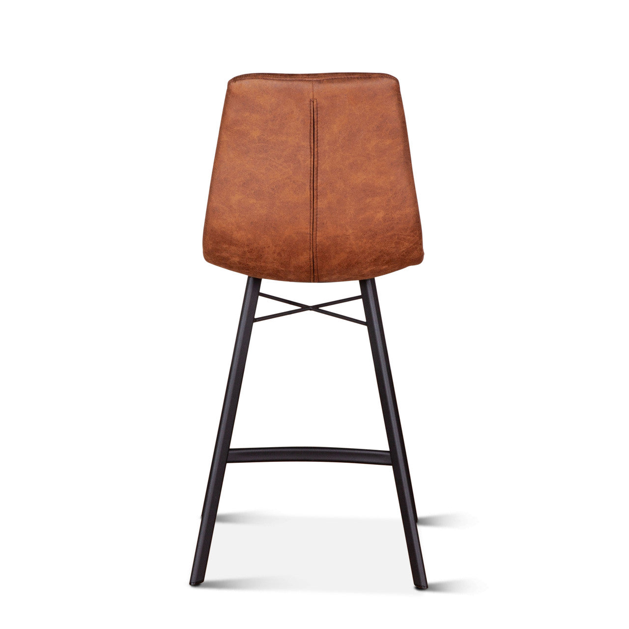 Sam 18" Counter Chair in Trapper Brown Microfiber