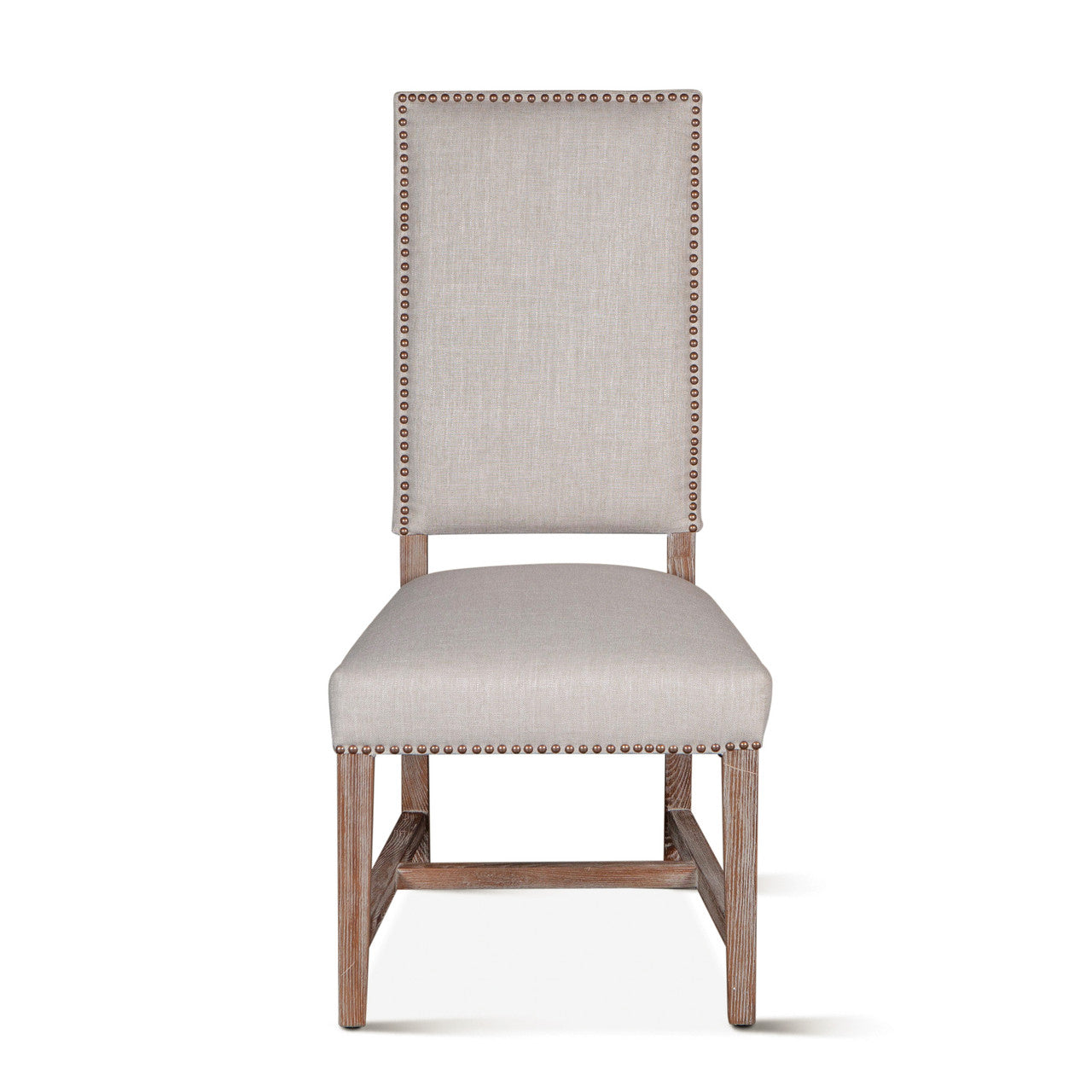 Darcy 21" Upholstered Dining Chair in Greige Linen