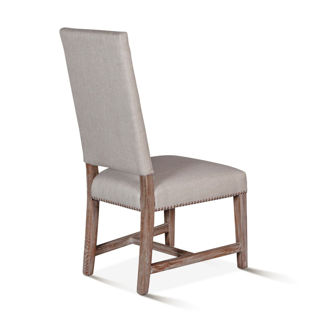 Darcy 21" Upholstered Dining Chair in Greige Linen