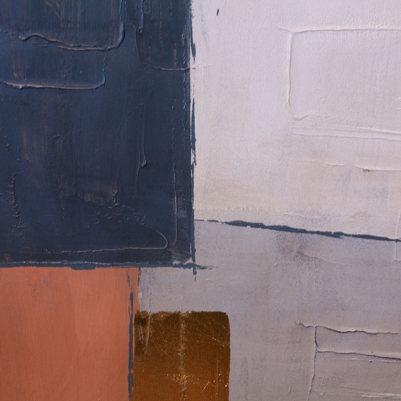 Cityscape Abstractions Hand Painted Framed Diptych