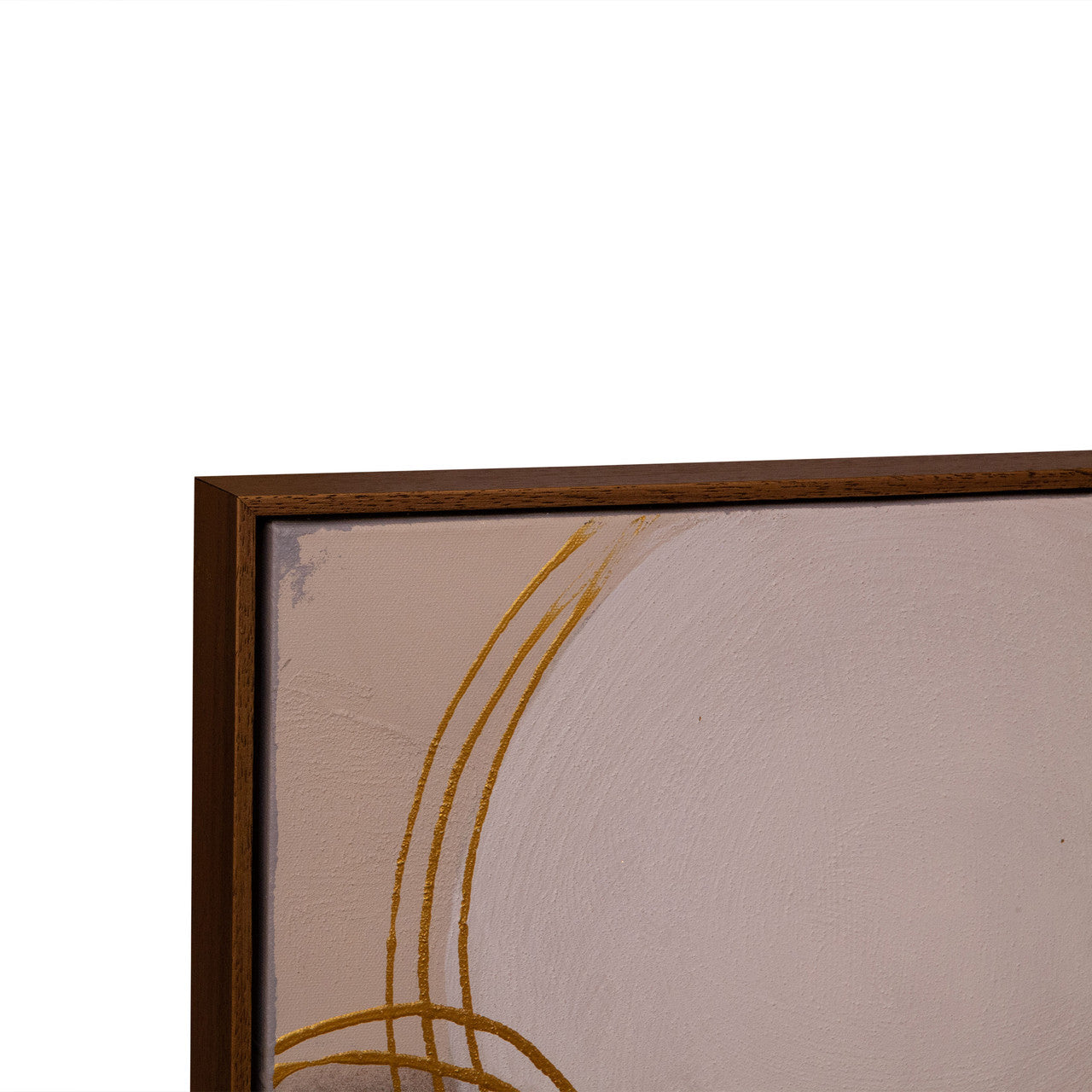 Gilded Globes Hand Painted Framed Triptych
