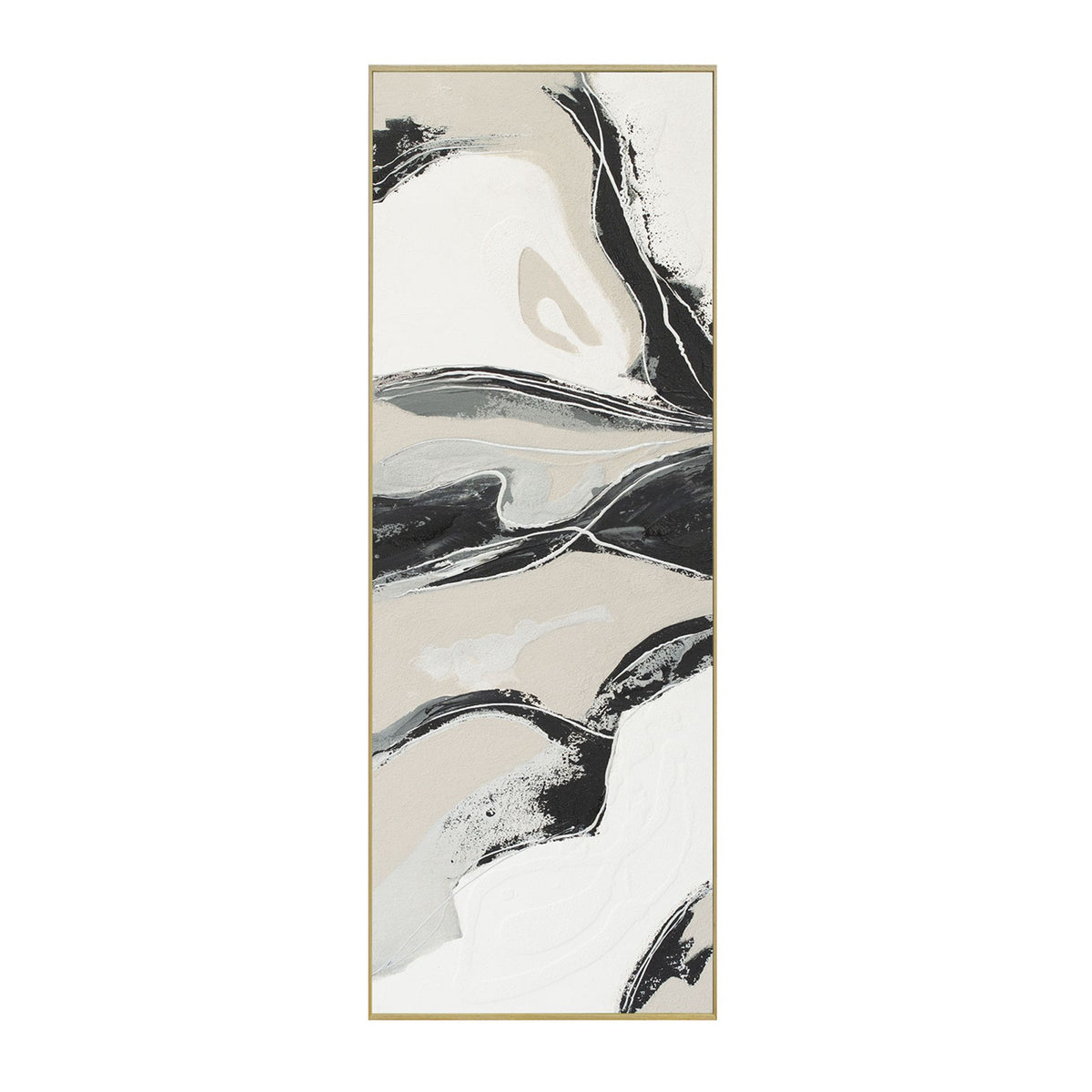 Palette Serenity Hand Painted Framed Triptych - image 3
