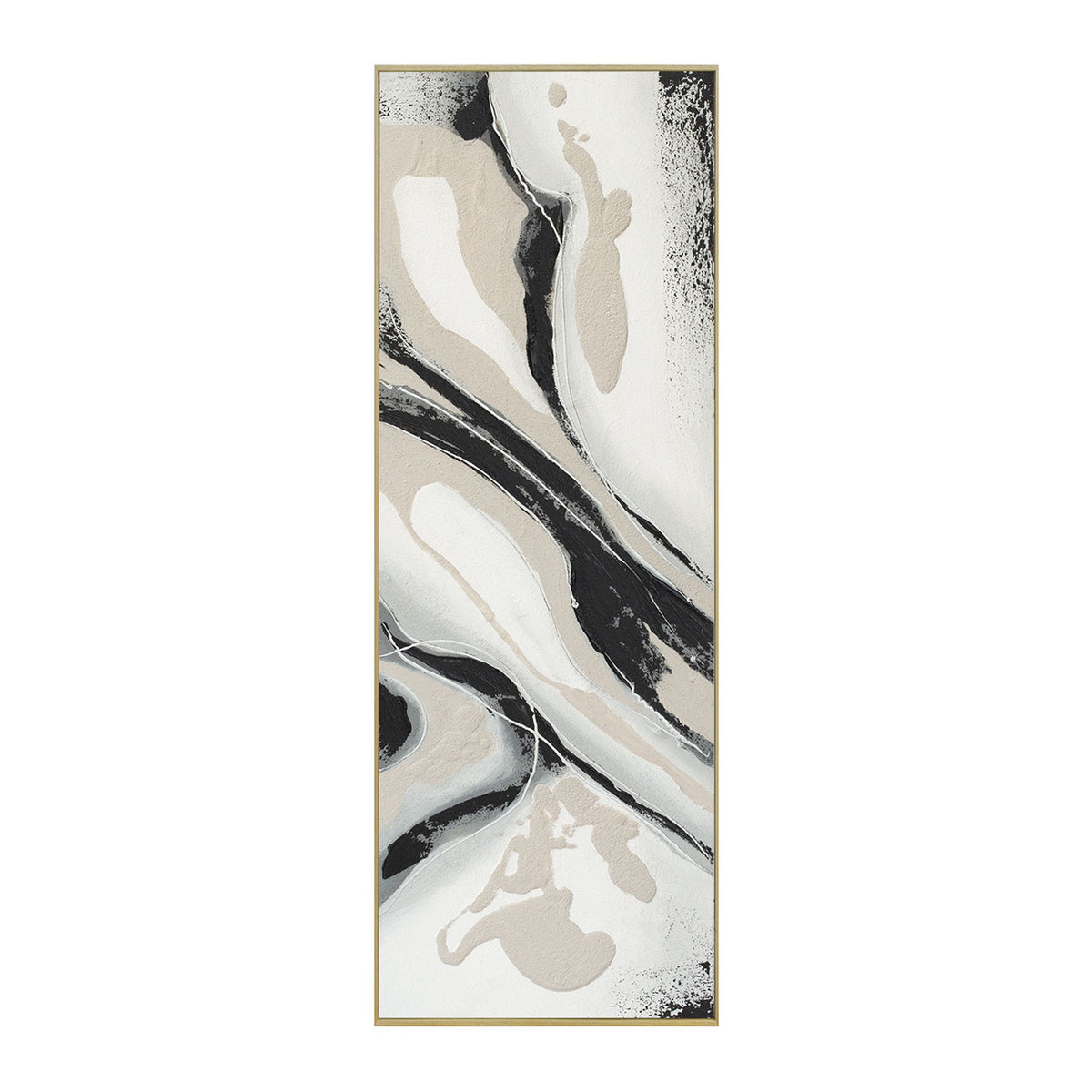 Palette Serenity Hand Painted Framed Triptych - image 4
