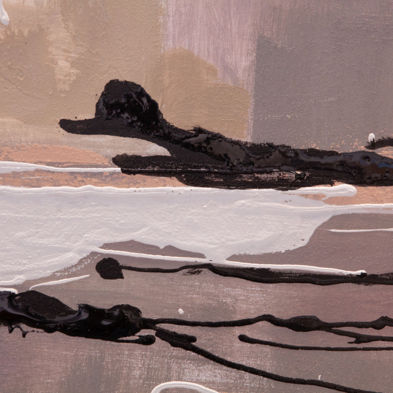 Vistas Unknown Hand Painted Framed Diptych