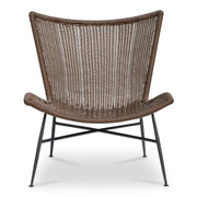 Paige Outdoor Accent Chair Brown by Moe's Home Collection
