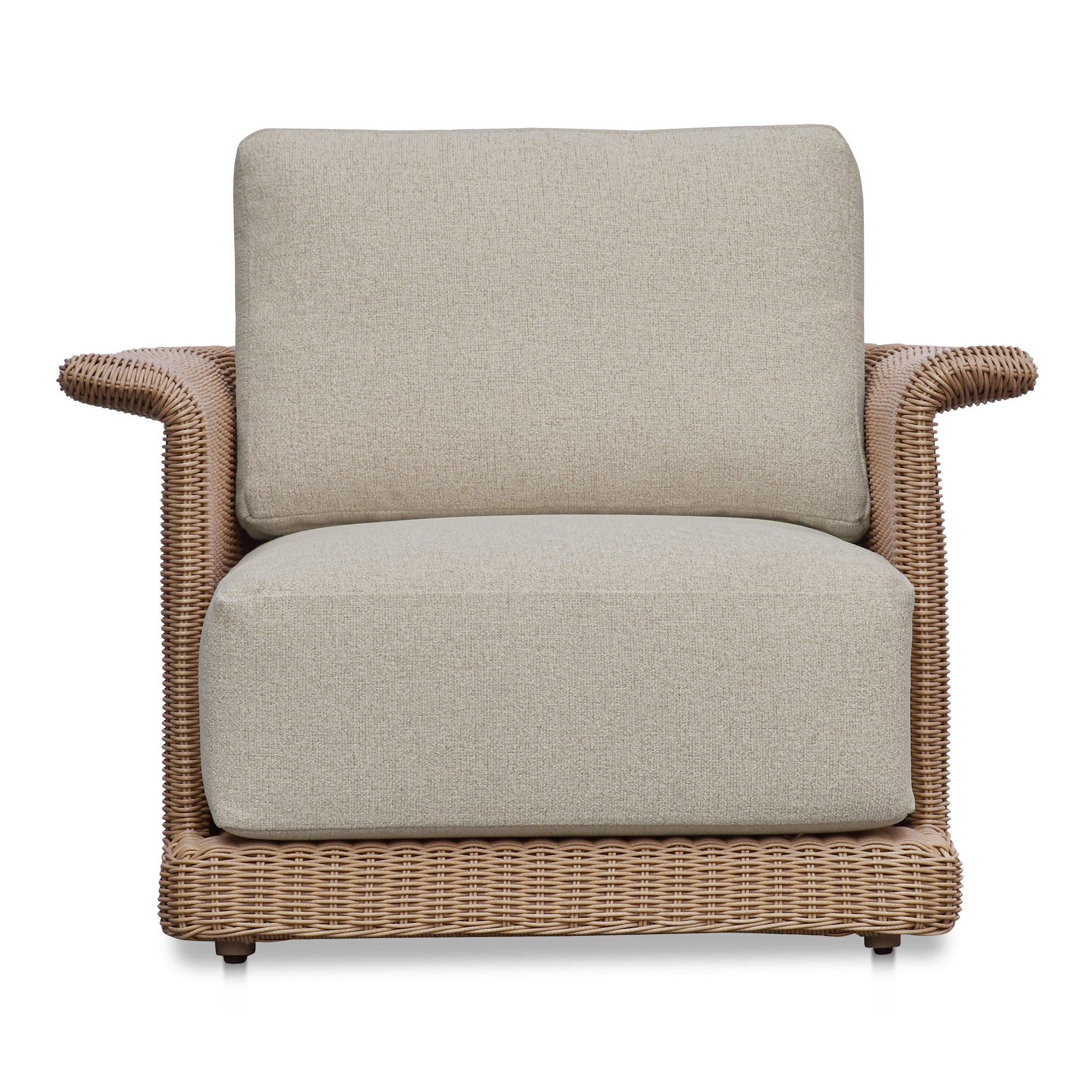 Meredith Outdoor Accent Chair Beige by Moe's Home Collection