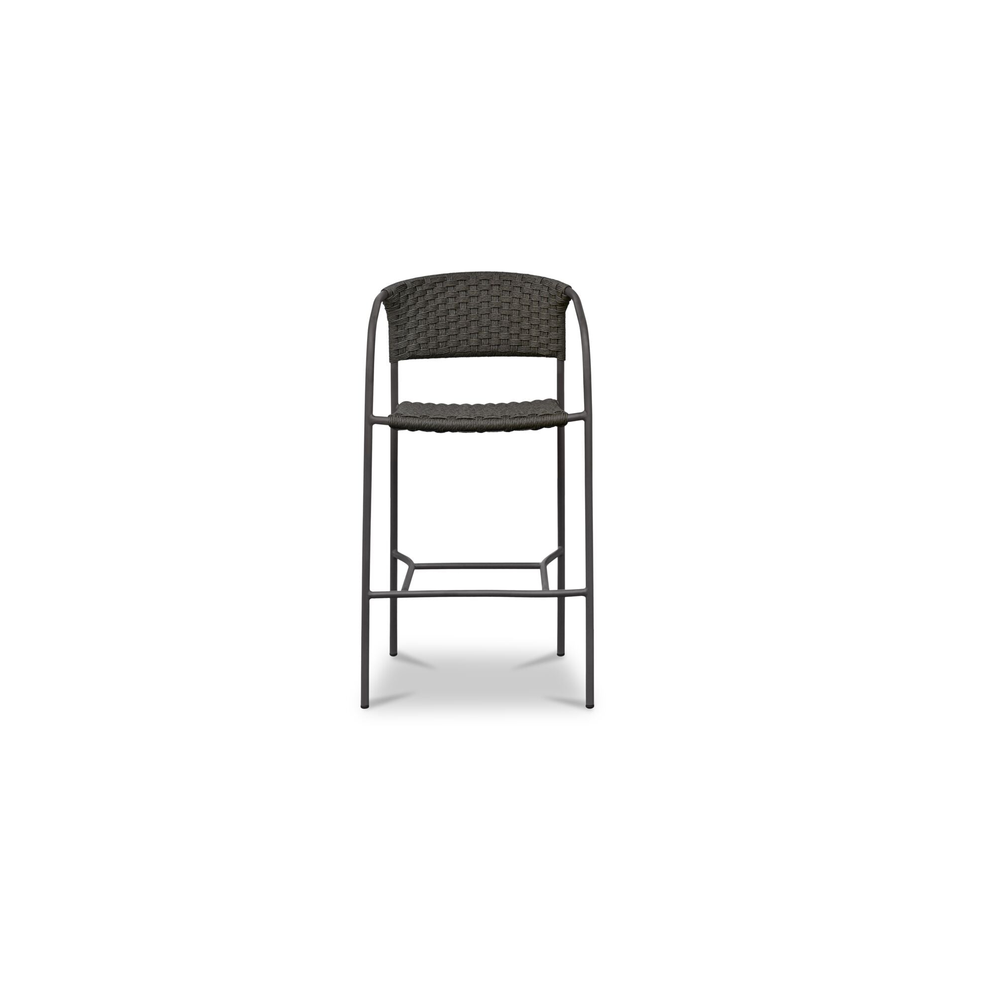 Zola Outdoor Bar Stool Dark Brown by Moe's Home Collection