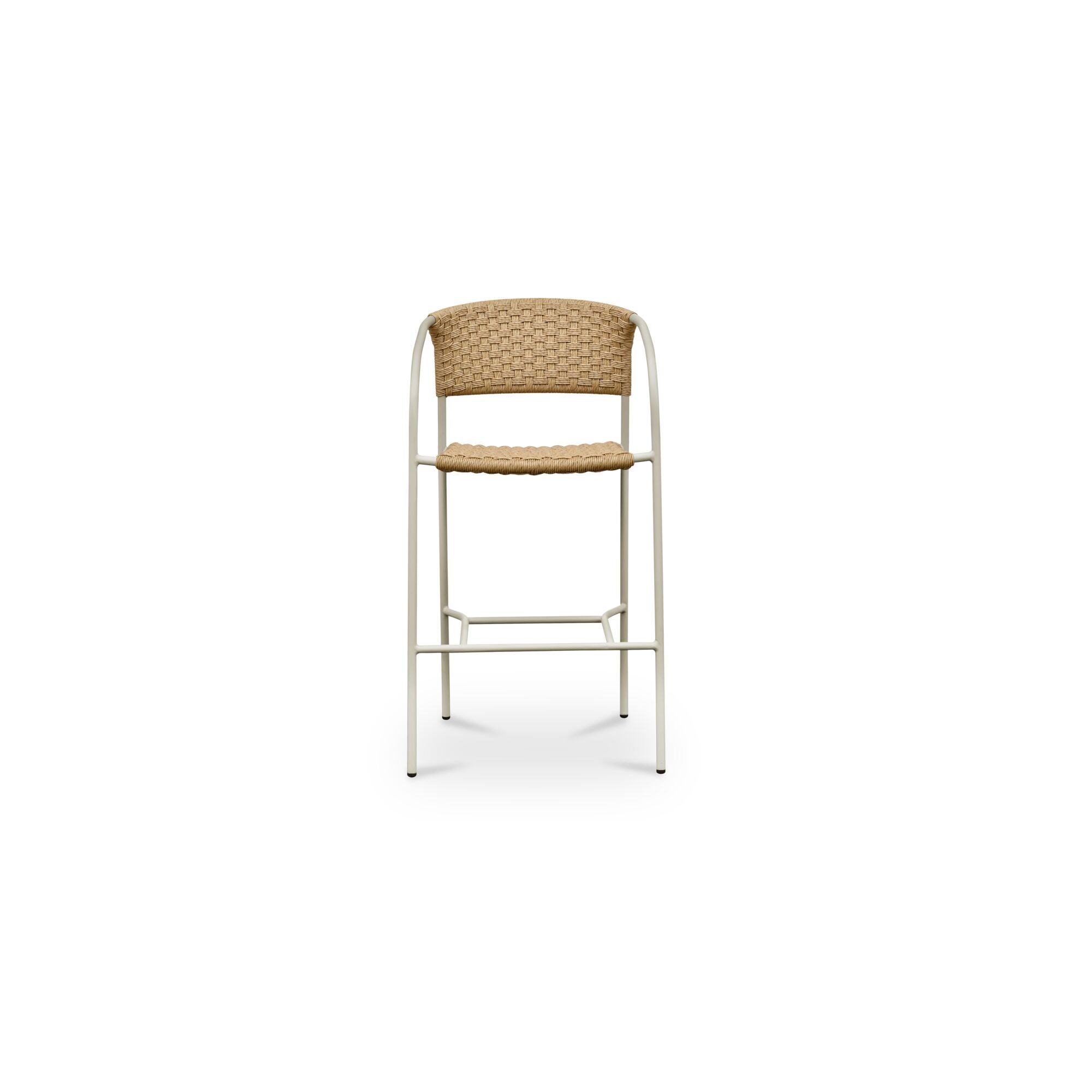 Zola Outdoor Bar Stool Natural by Moe's Home Collection