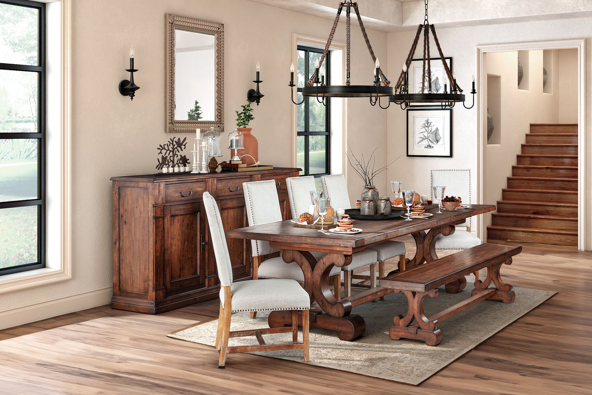 Grassroots Maxwell 108"-144" Extension Table in Chestnut - image 3