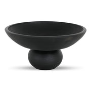 Asha Decorative Bowl Black Terracotta by Moe's Home Collection