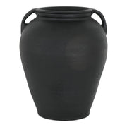Jovi Vase Black Terracotta by Moe's Home Collection