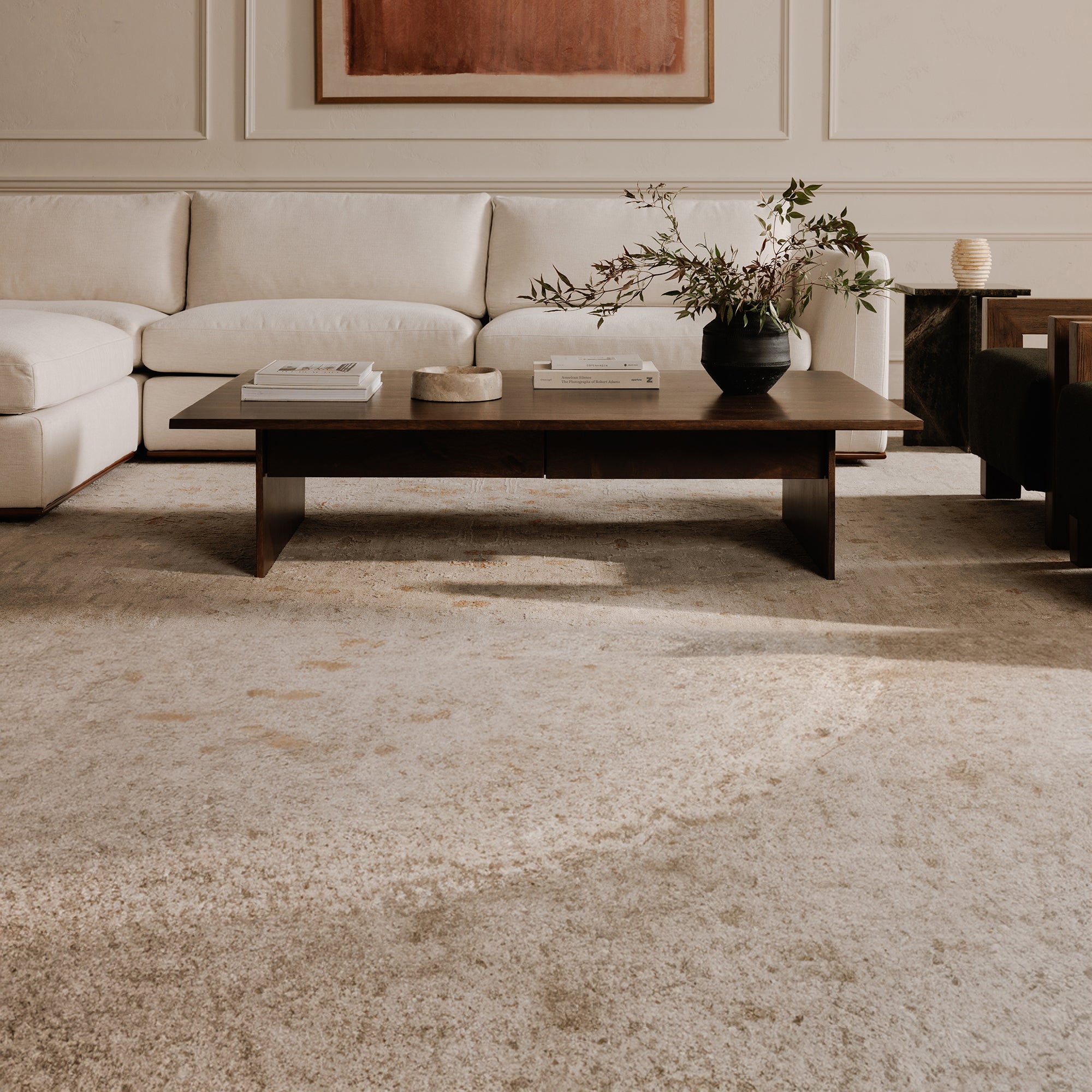 Anais Catchall Beige Marble by Moe's Home Collection - view 3