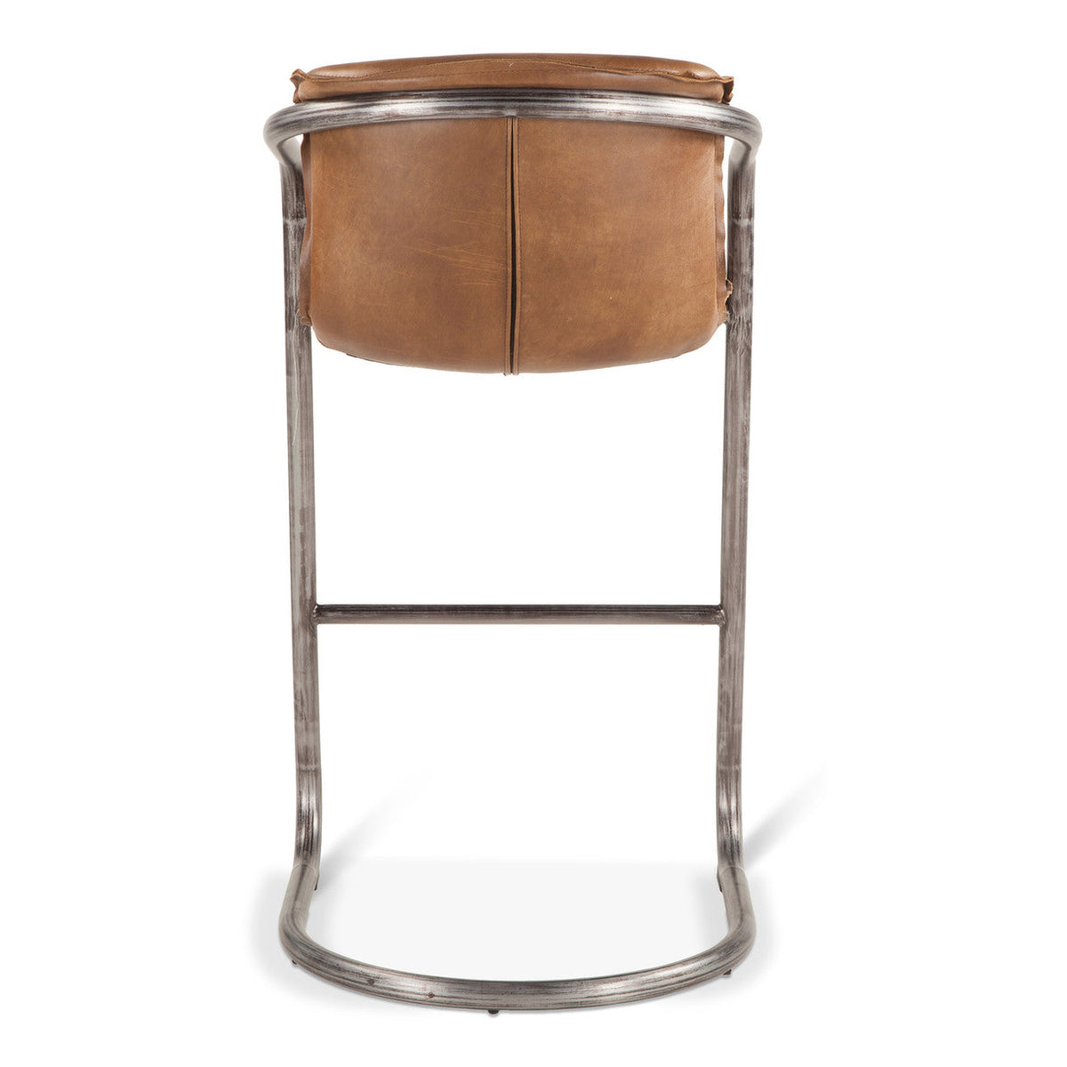 Portofino 22" Bar Chair in Berham Chestnut Leather