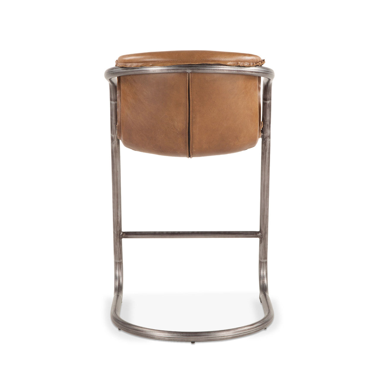Portofino 22" Counter Chair in Berham Chestnut Top Grain Leather