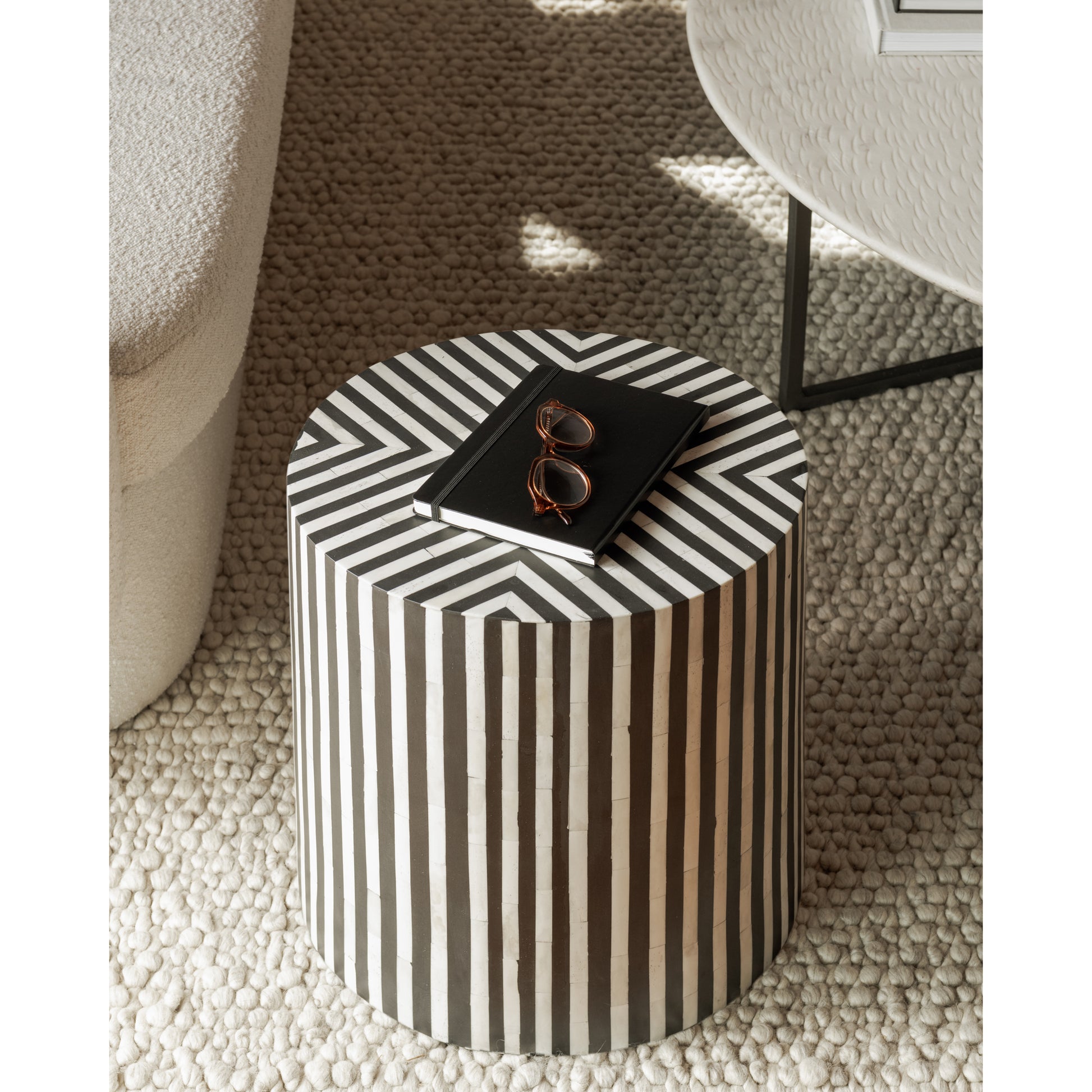Chameau Side Table Black by Moe's Home Collection - view 4