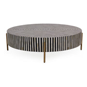 Chameau Medium Coffee Table Black and White by Moe's Home Collection