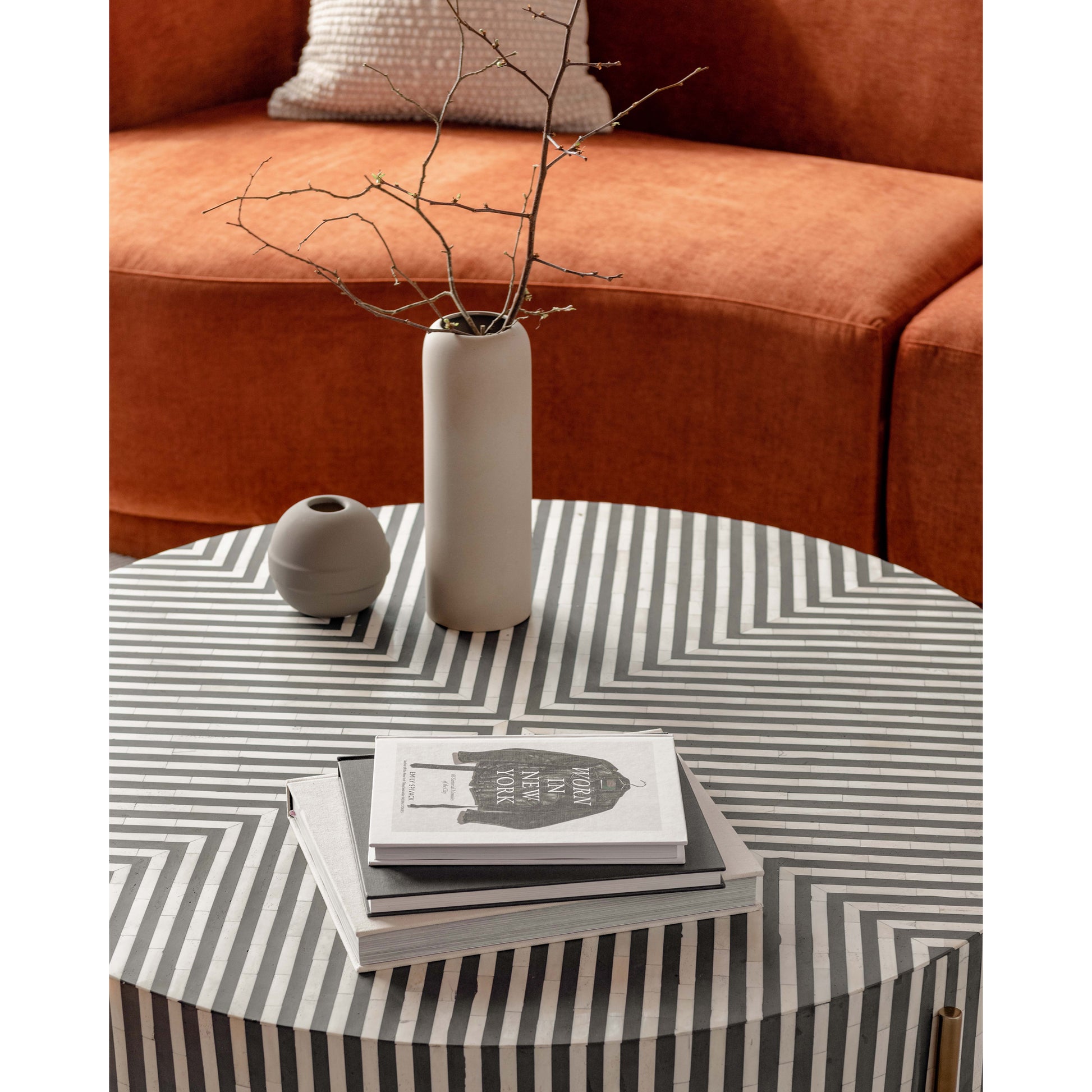 Chameau Small Coffee Table Black and White by Moe's Home Collection - view 5