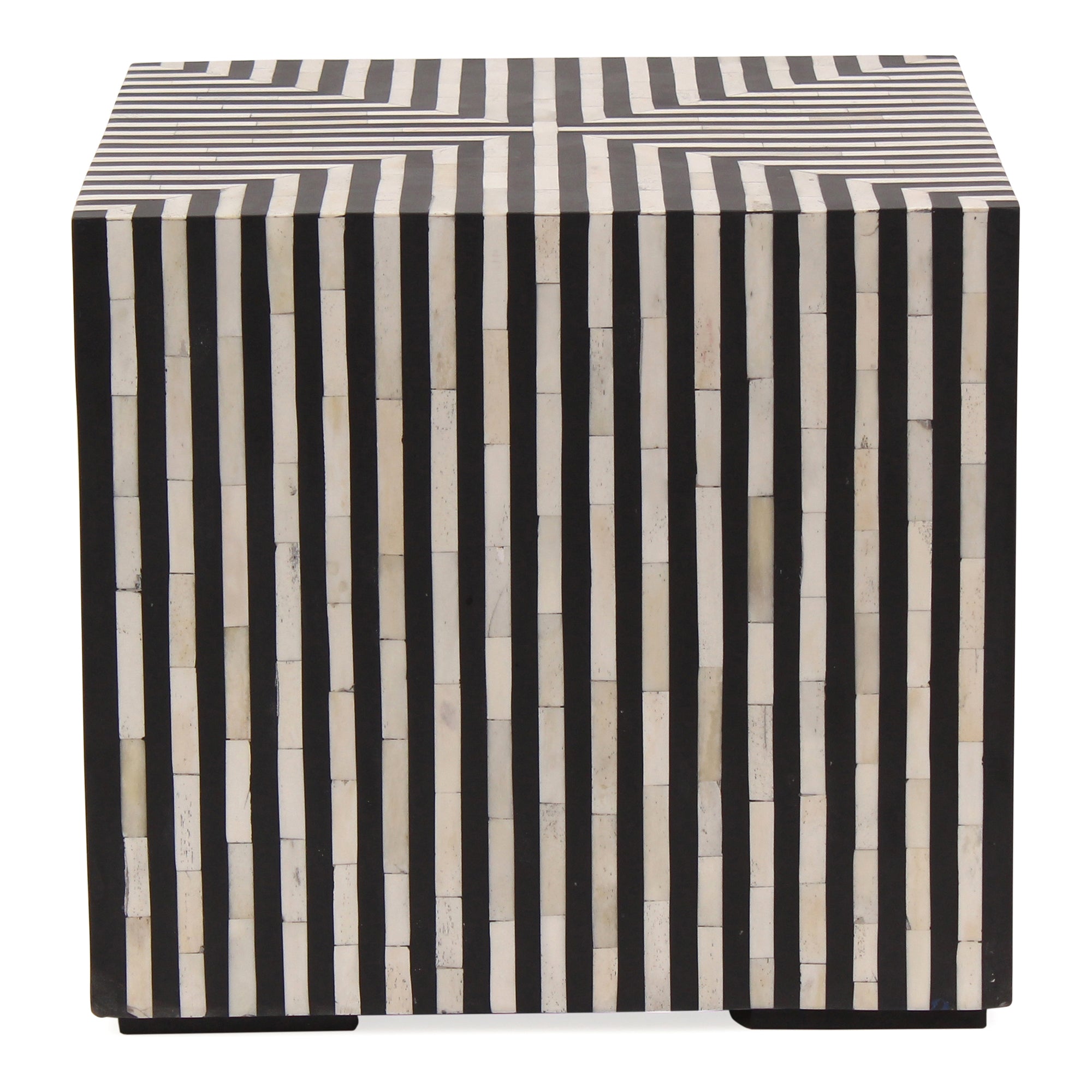Terning Side Table Black and White by Moe's Home Collection