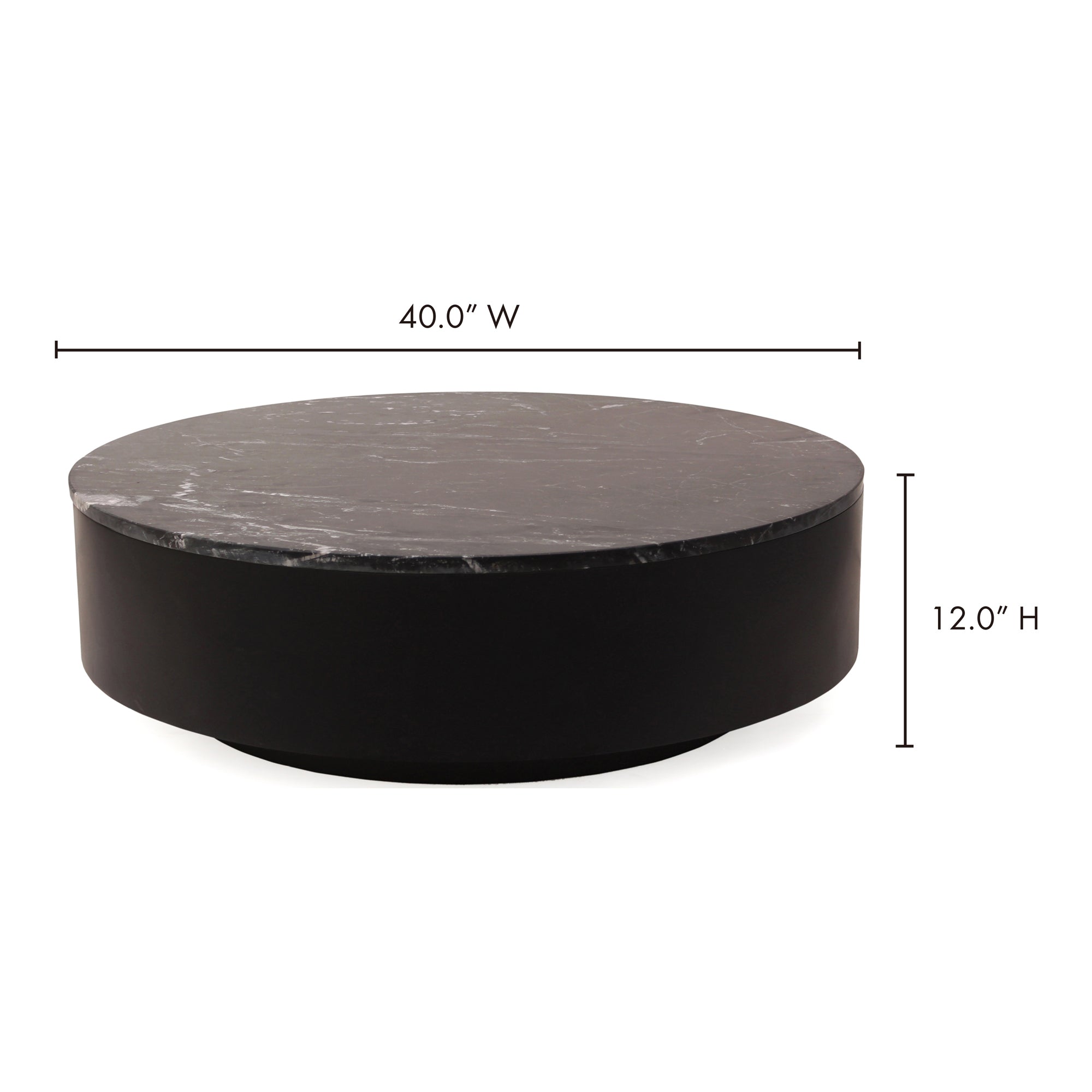 Ritual Coffee Table Black by Moe's Home Collection - view 5