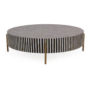 Chameau Large Coffee Table Black and White by Moe's Home Collection