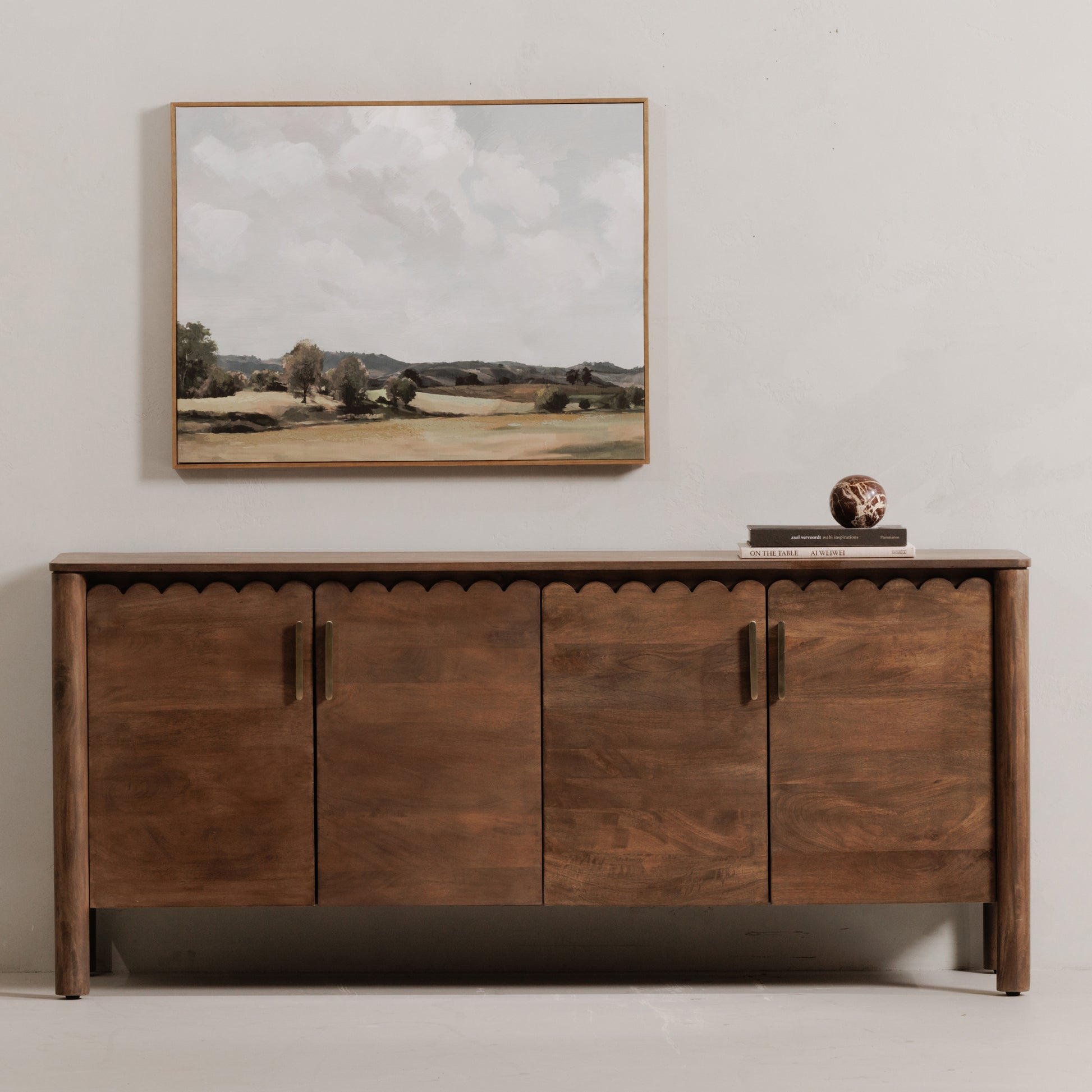Wiley 4 Door Sideboard Vintage Brown by Moe's Home Collection - view 2